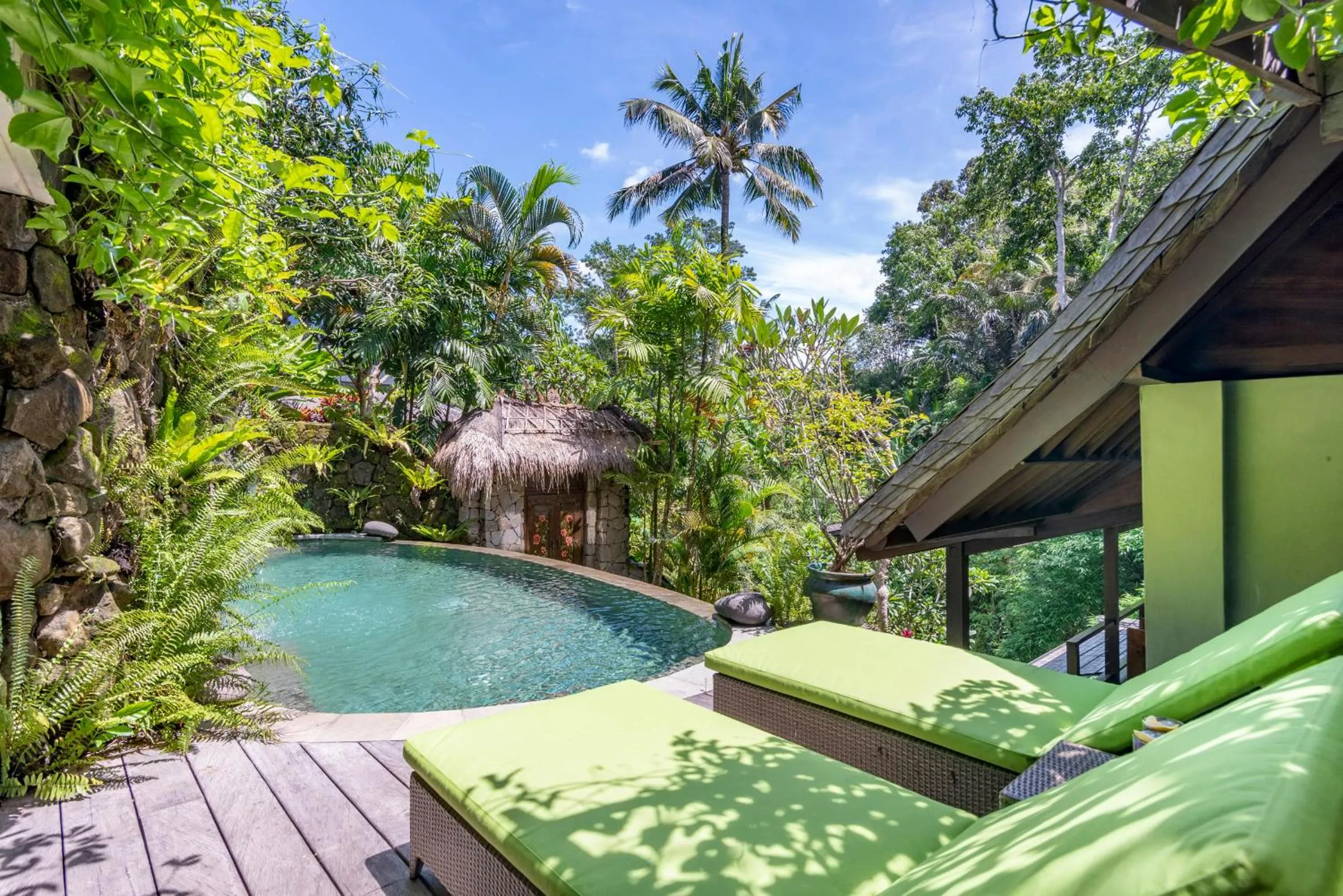 Swimming pool in Lumina Wellness Retreat