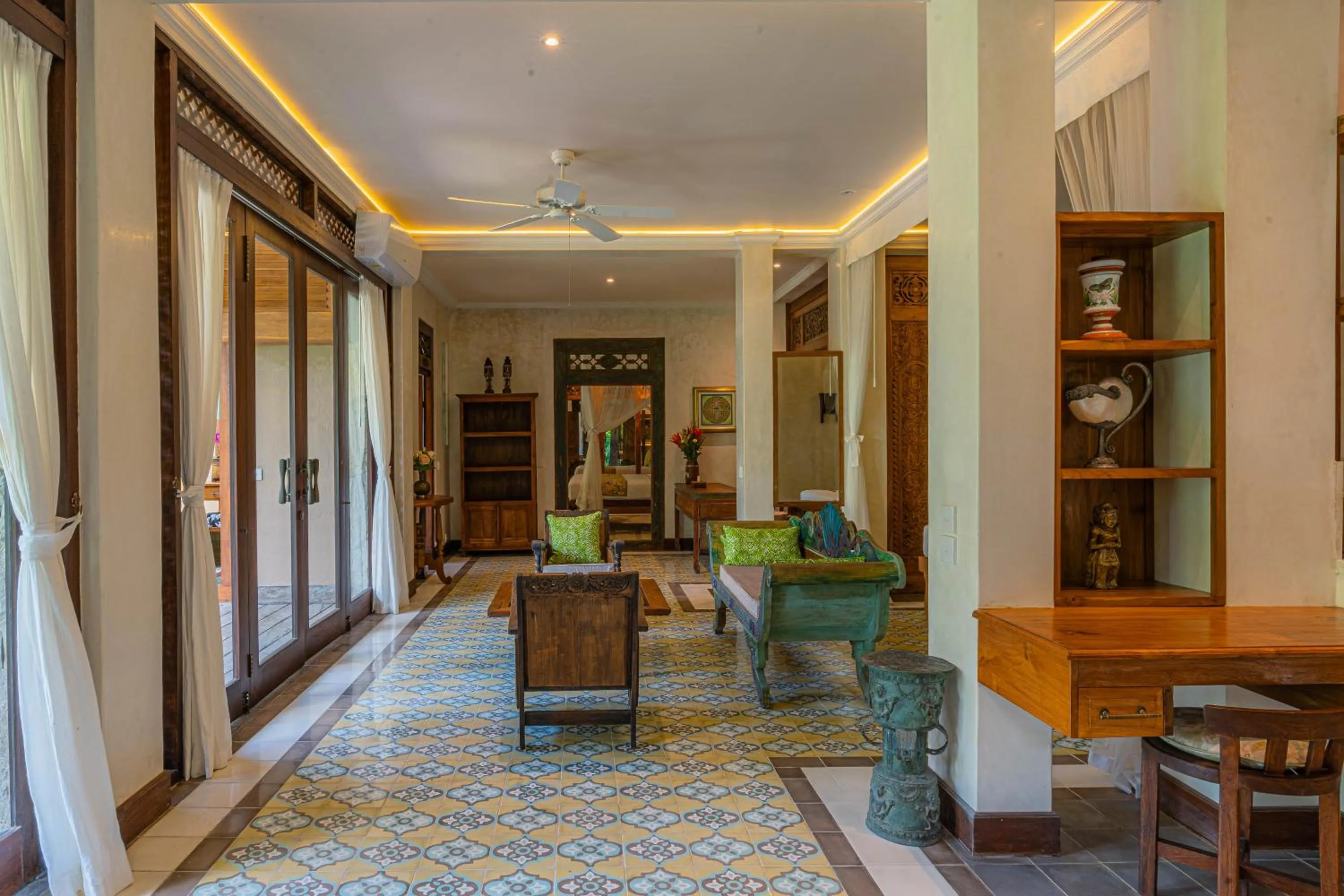 Living room in Lumina Wellness Retreat