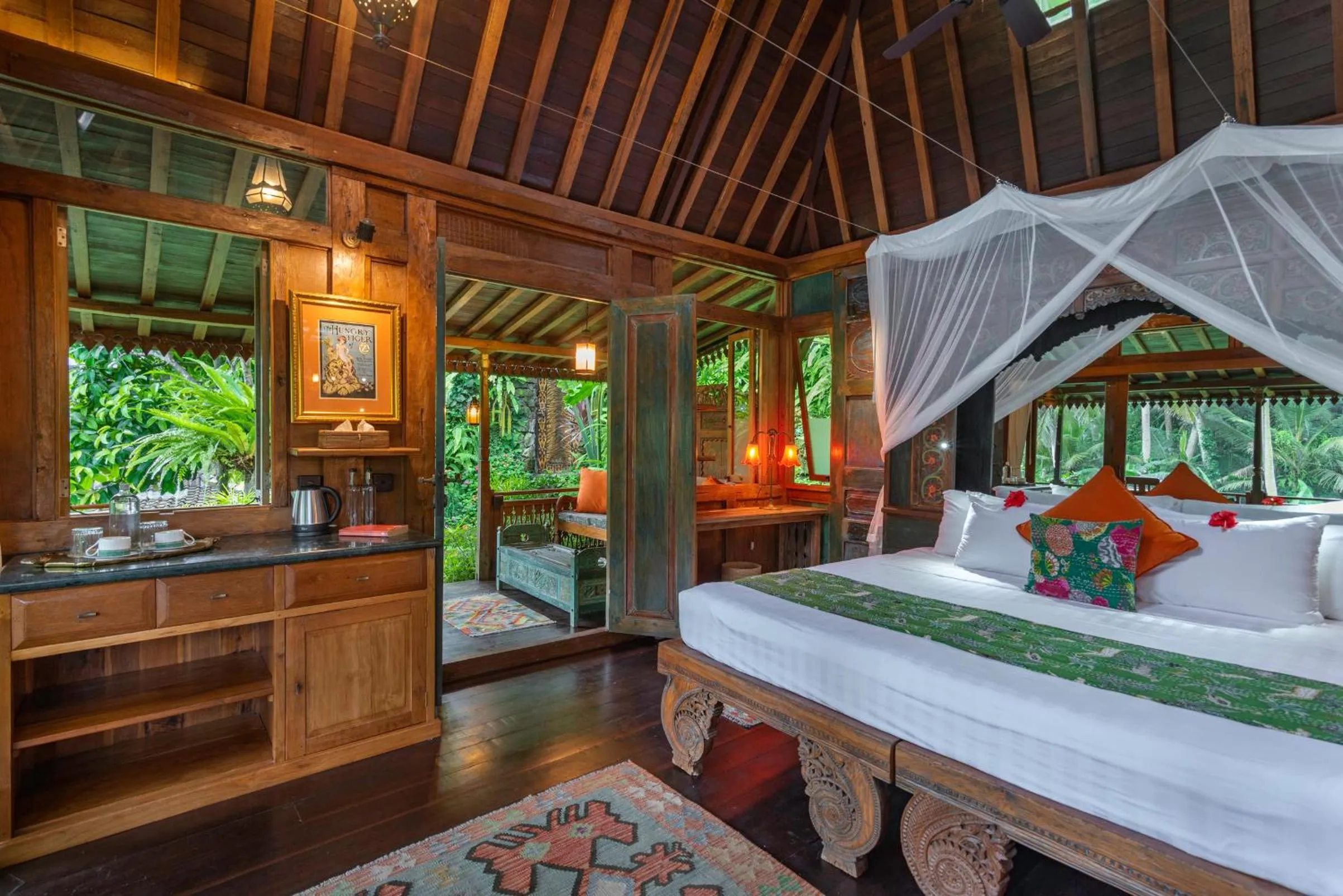 Bed in Lumina Wellness Retreat