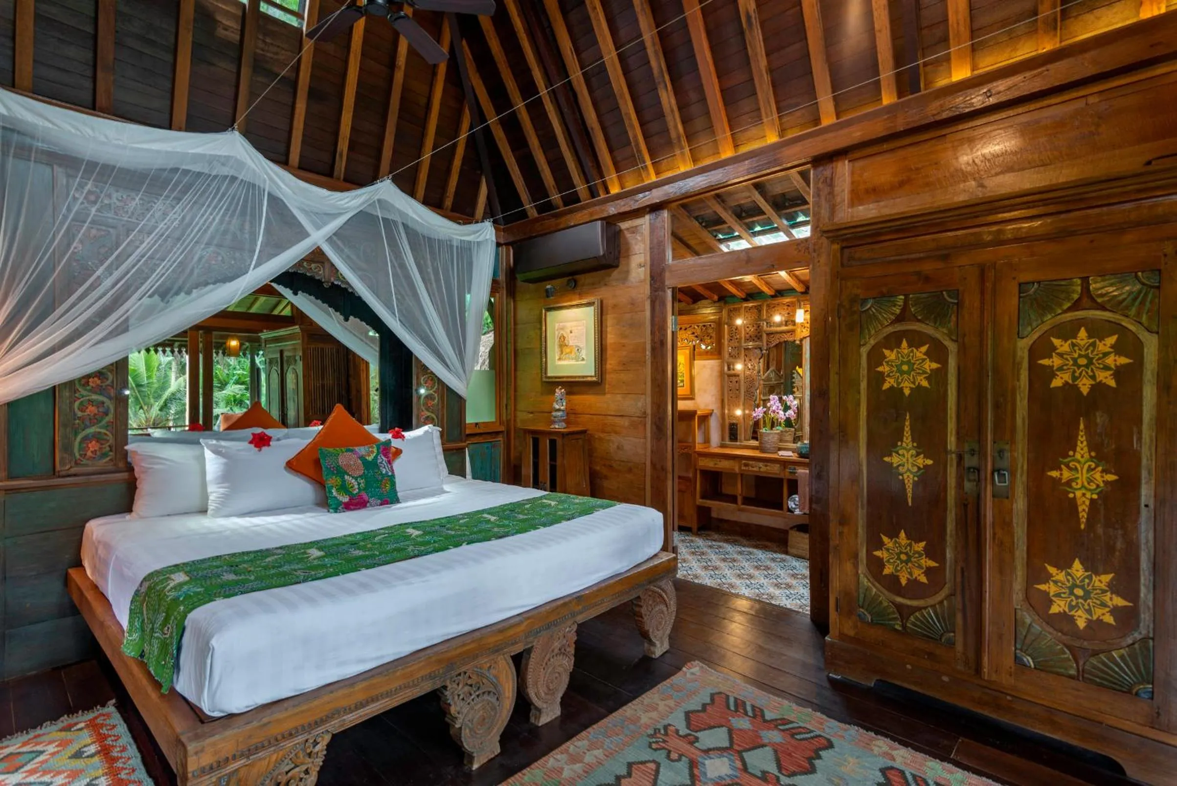 Bed in Lumina Wellness Retreat