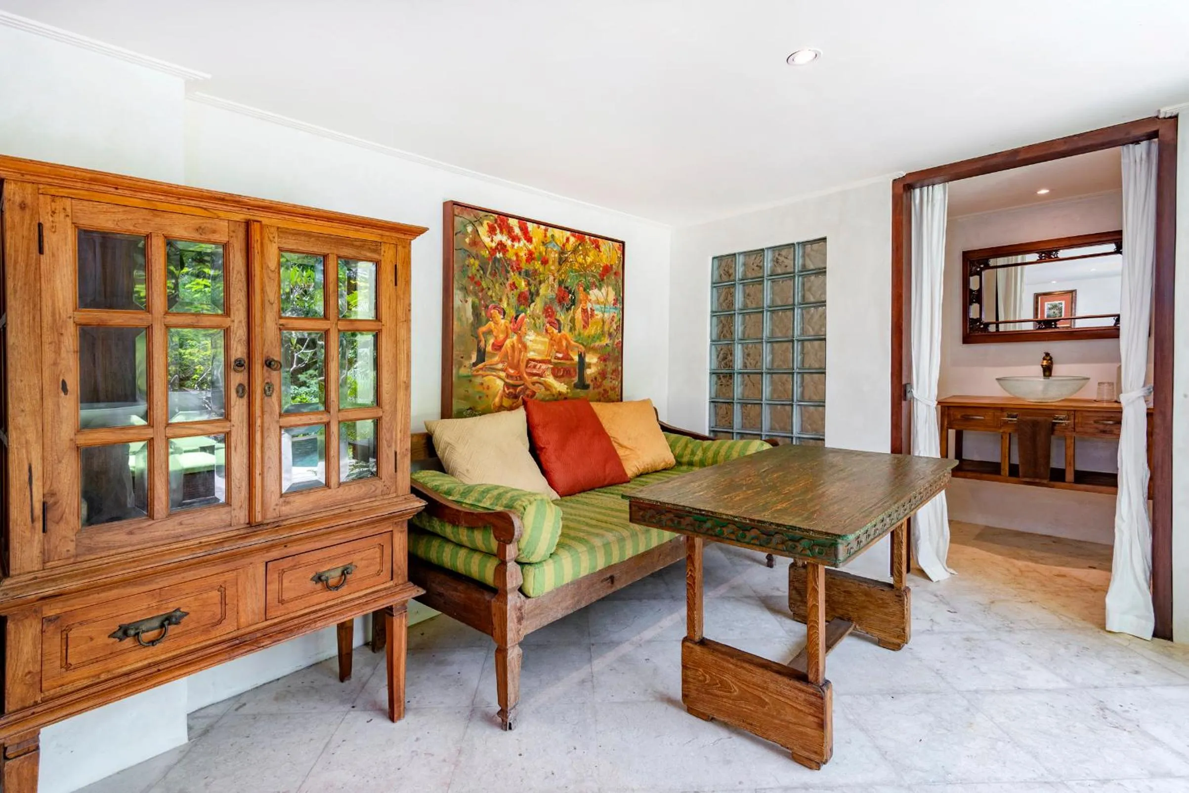 Seating area in Lumina Wellness Retreat