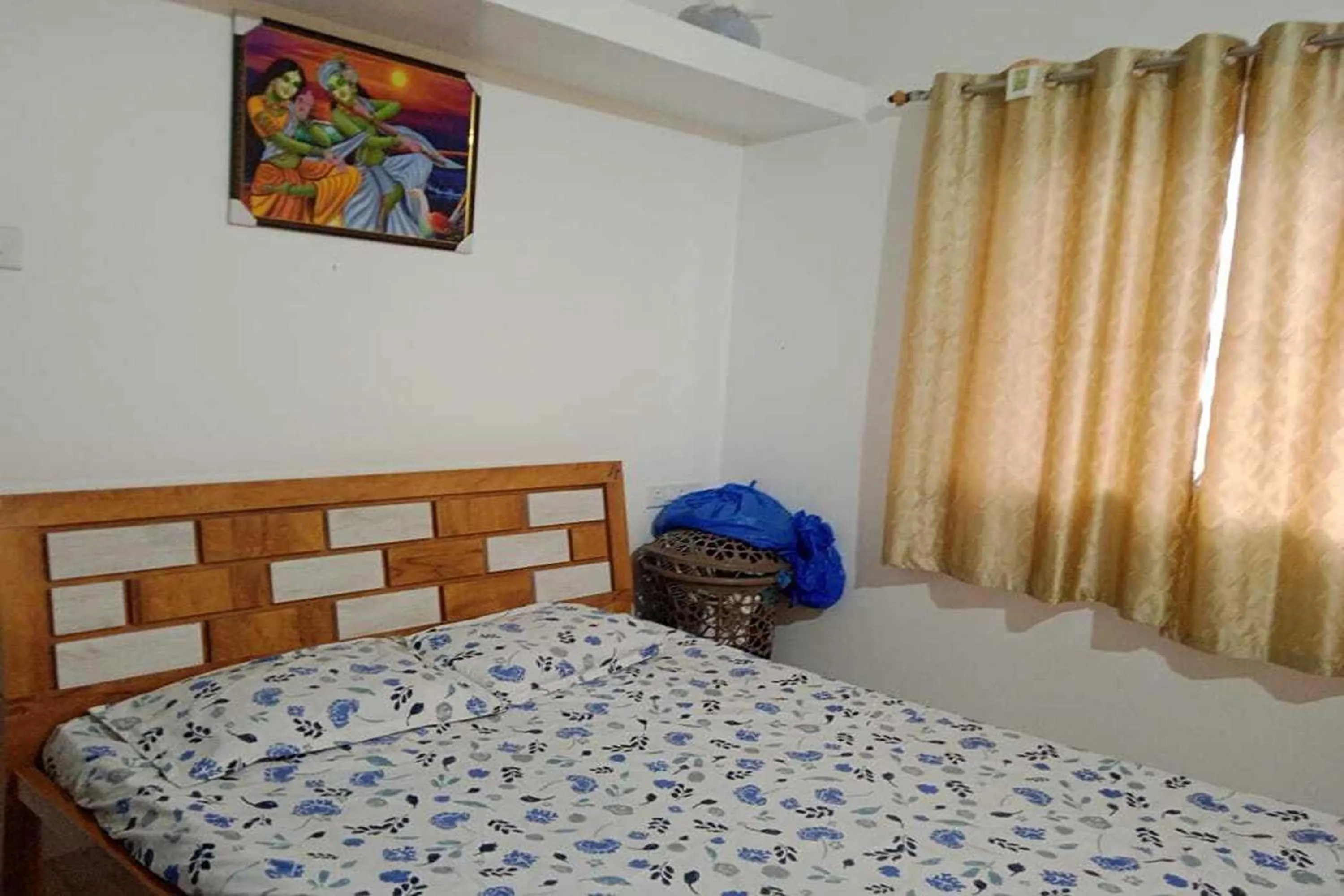 Bed in Vighnaharta Villa