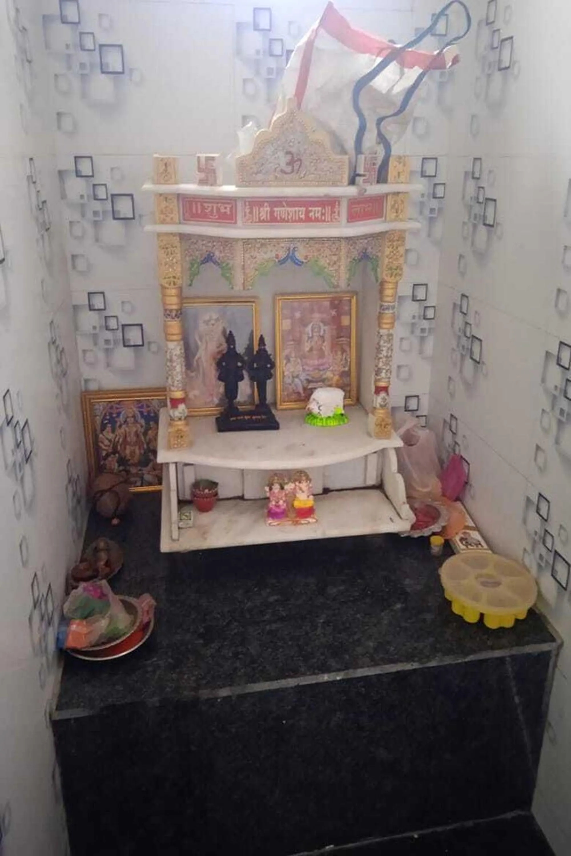 Decorative detail in Vighnaharta Villa