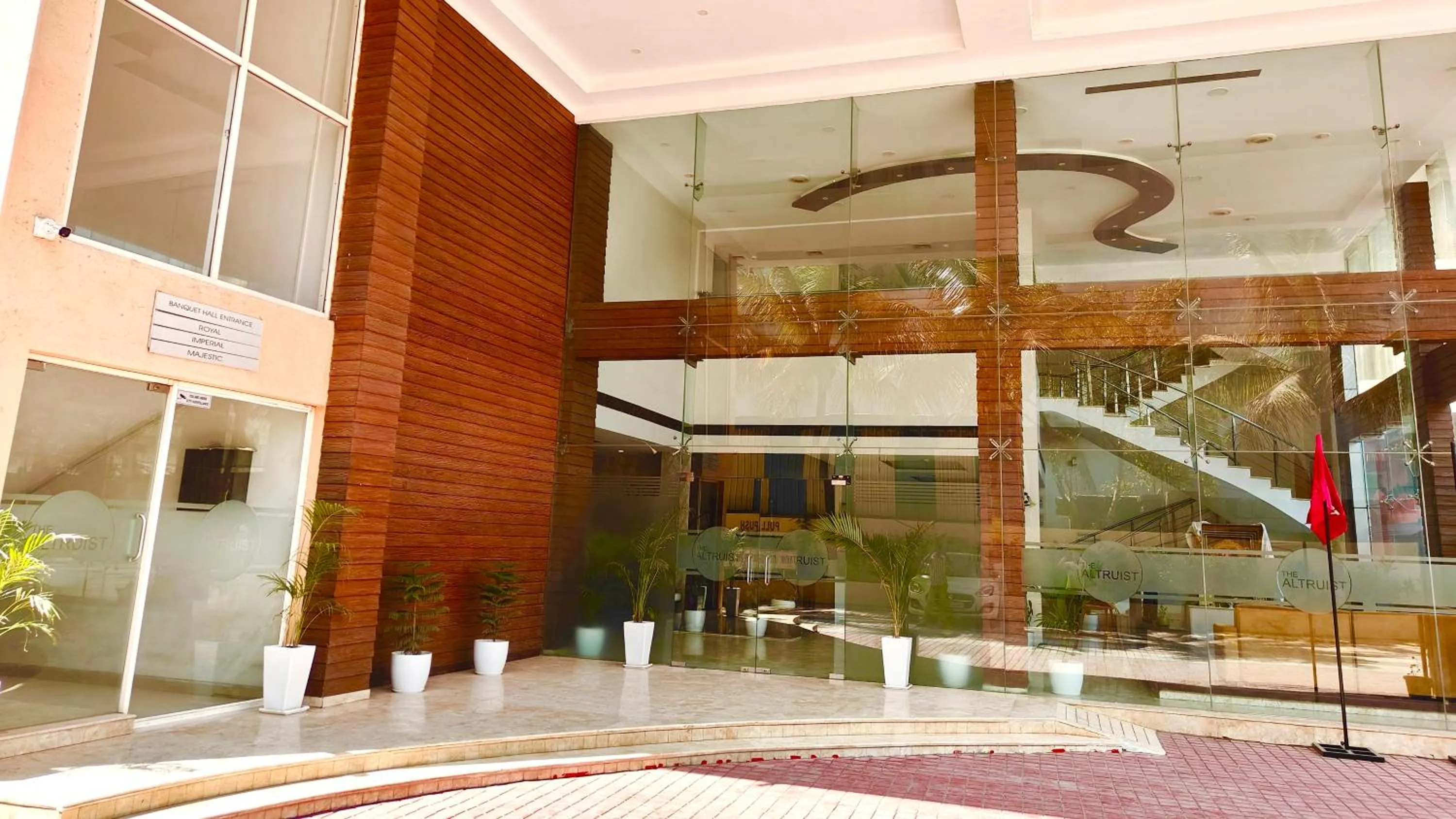 Facade/entrance in The Altruist Hotel Kharadi