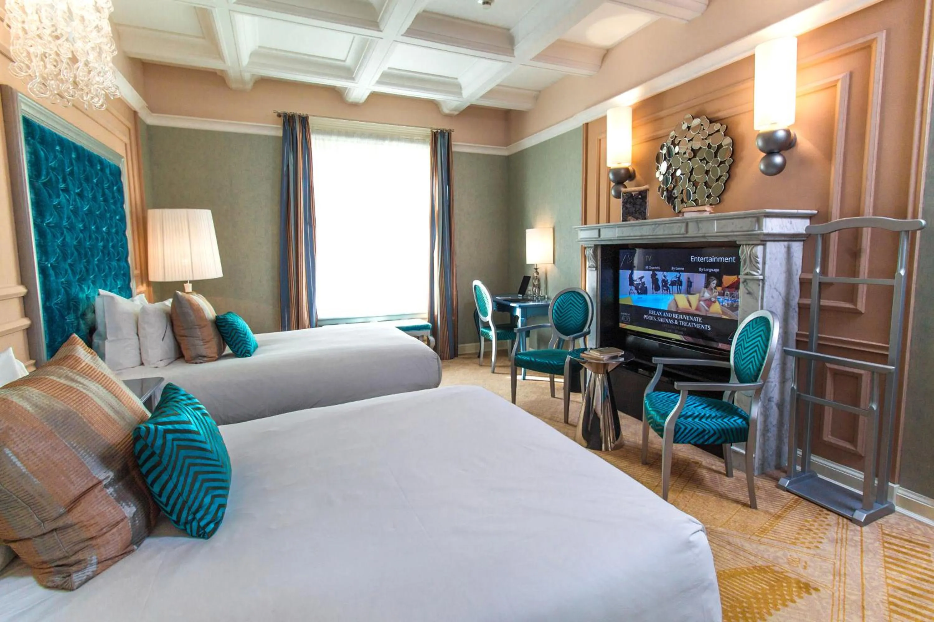 Bedroom, Bed in Aria Hotel Budapest by Library Hotel Collection