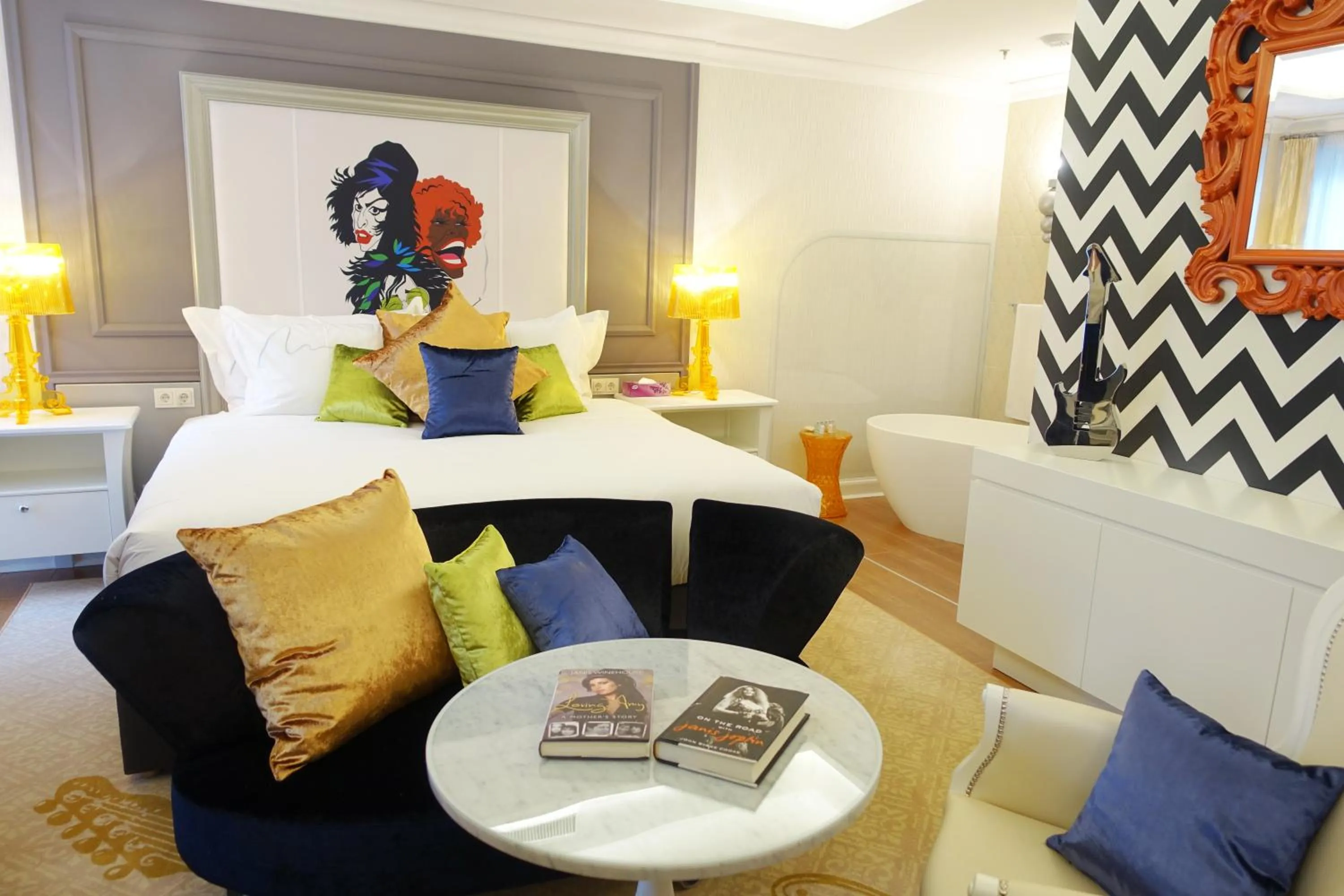 Bedroom in Aria Hotel Budapest by Library Hotel Collection