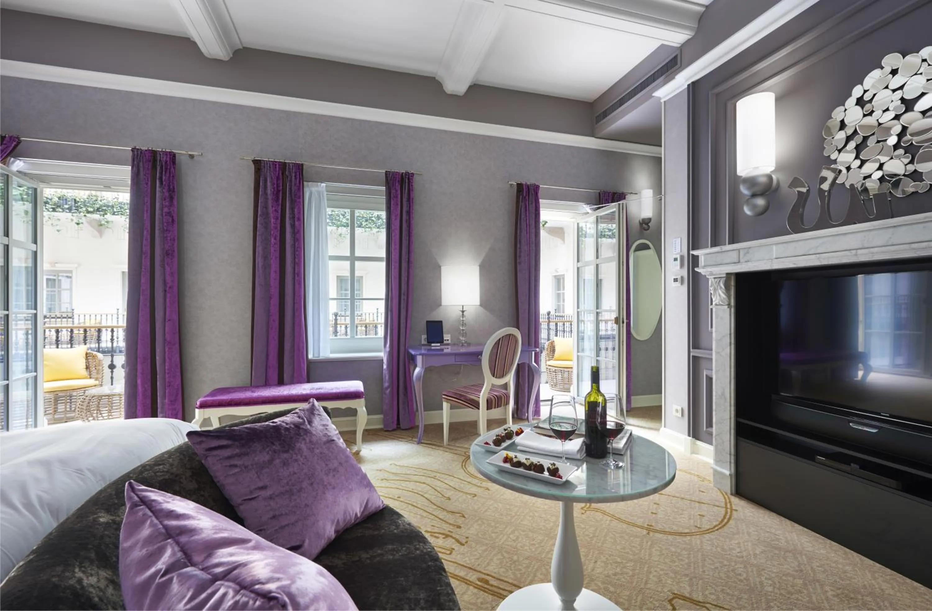 Bedroom in Aria Hotel Budapest by Library Hotel Collection