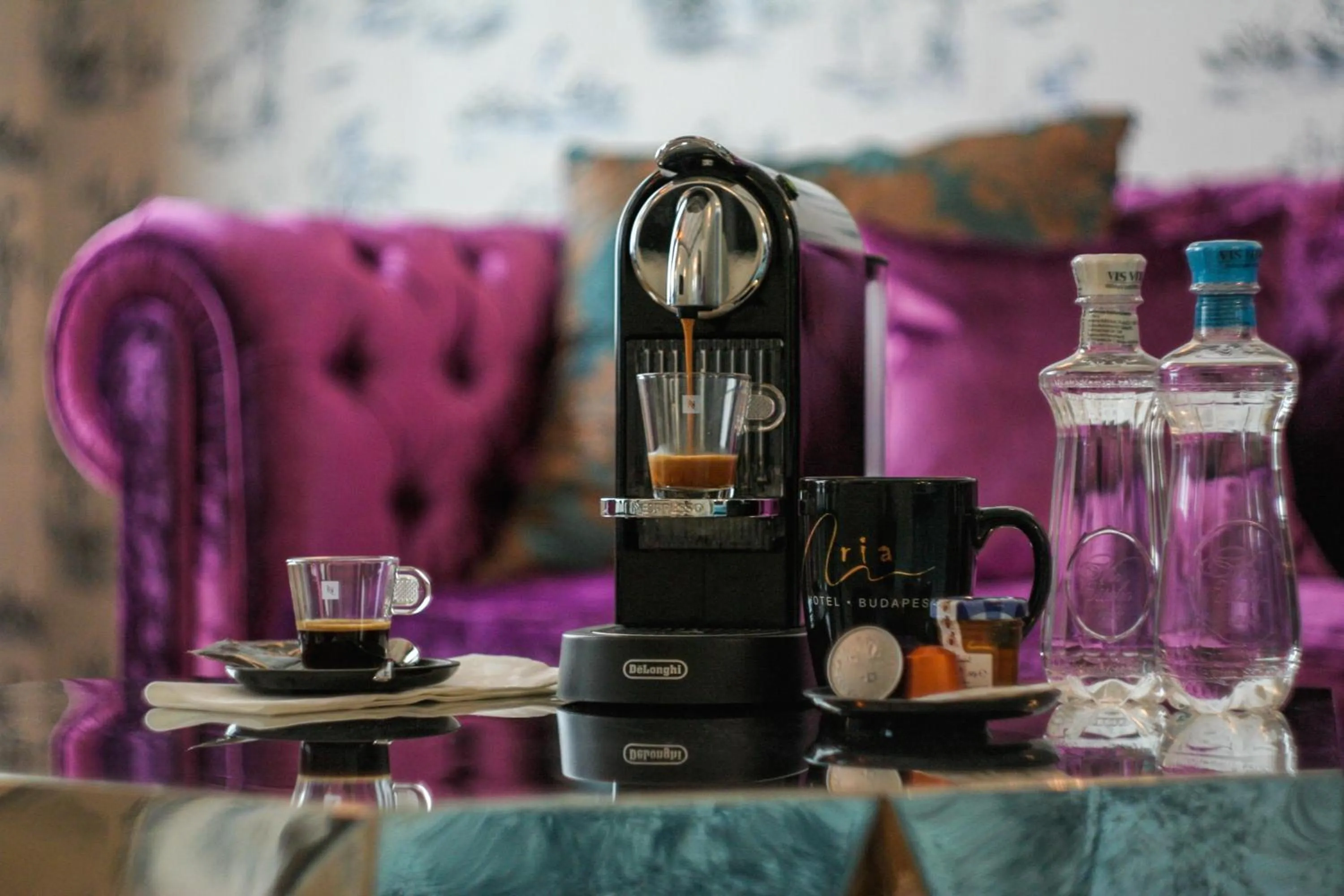 Coffee/tea facilities in Aria Hotel Budapest by Library Hotel Collection