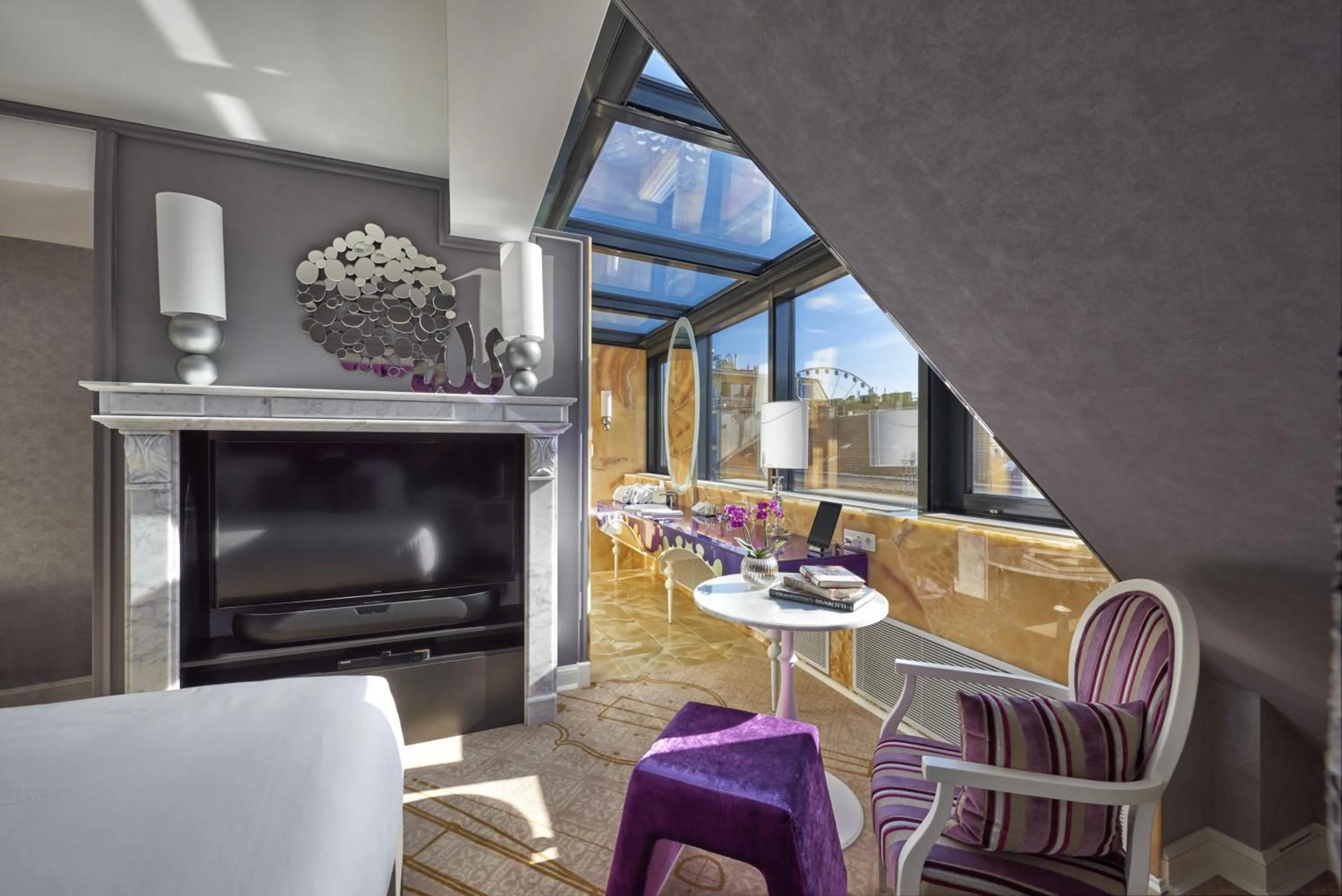 Bedroom in Aria Hotel Budapest by Library Hotel Collection