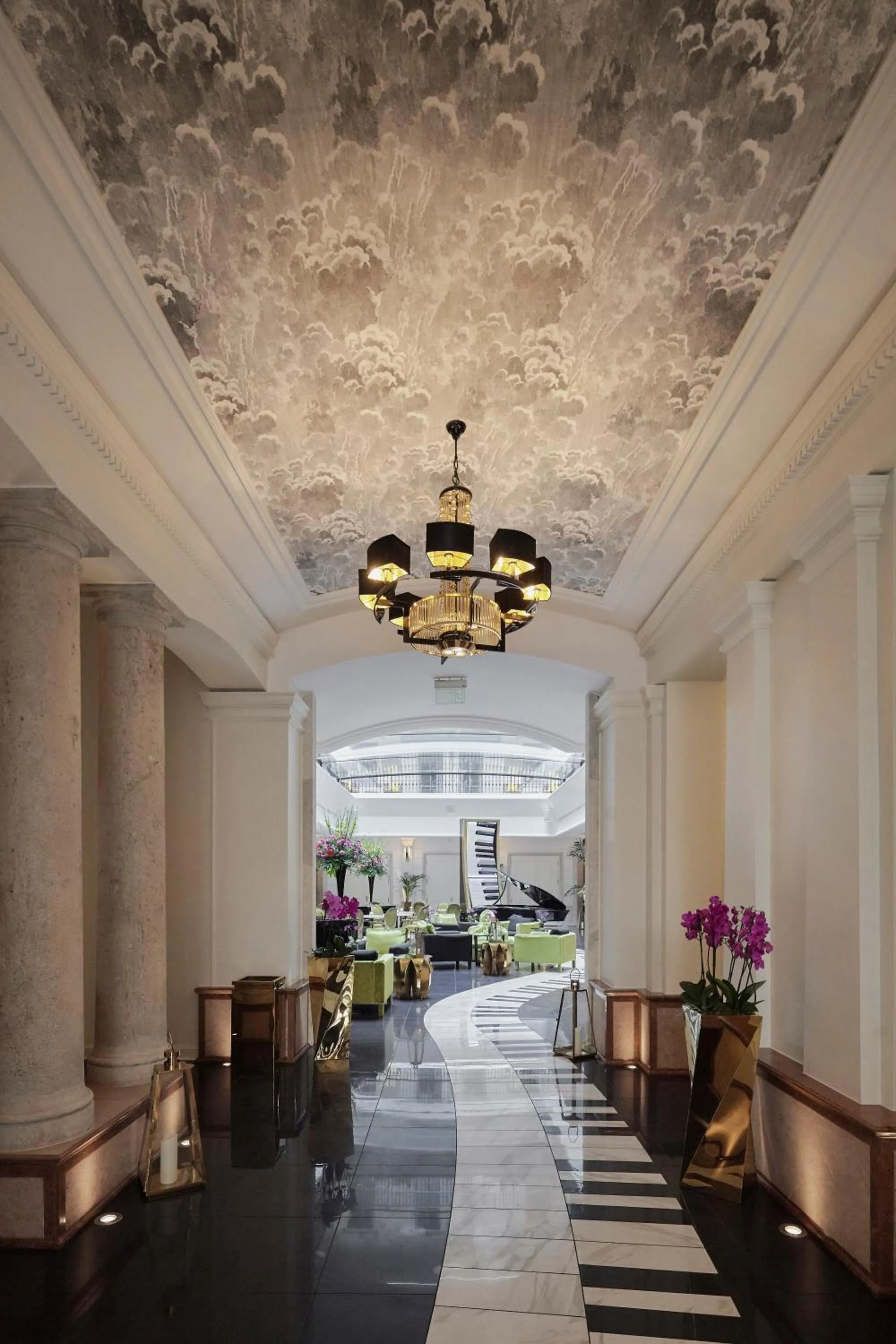 Lobby or reception in Aria Hotel Budapest by Library Hotel Collection