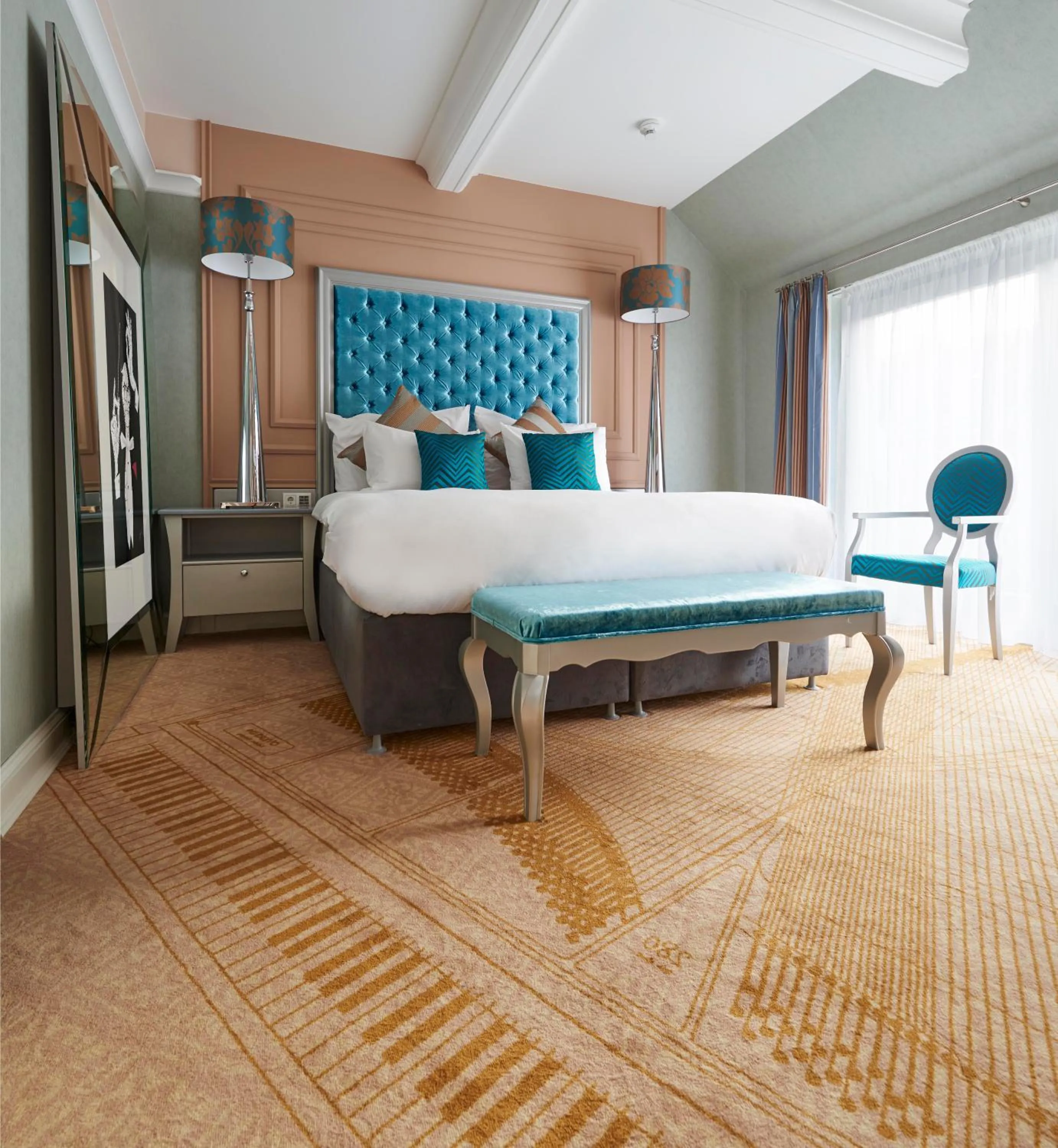 Photo of the whole room, Bed in Aria Hotel Budapest by Library Hotel Collection