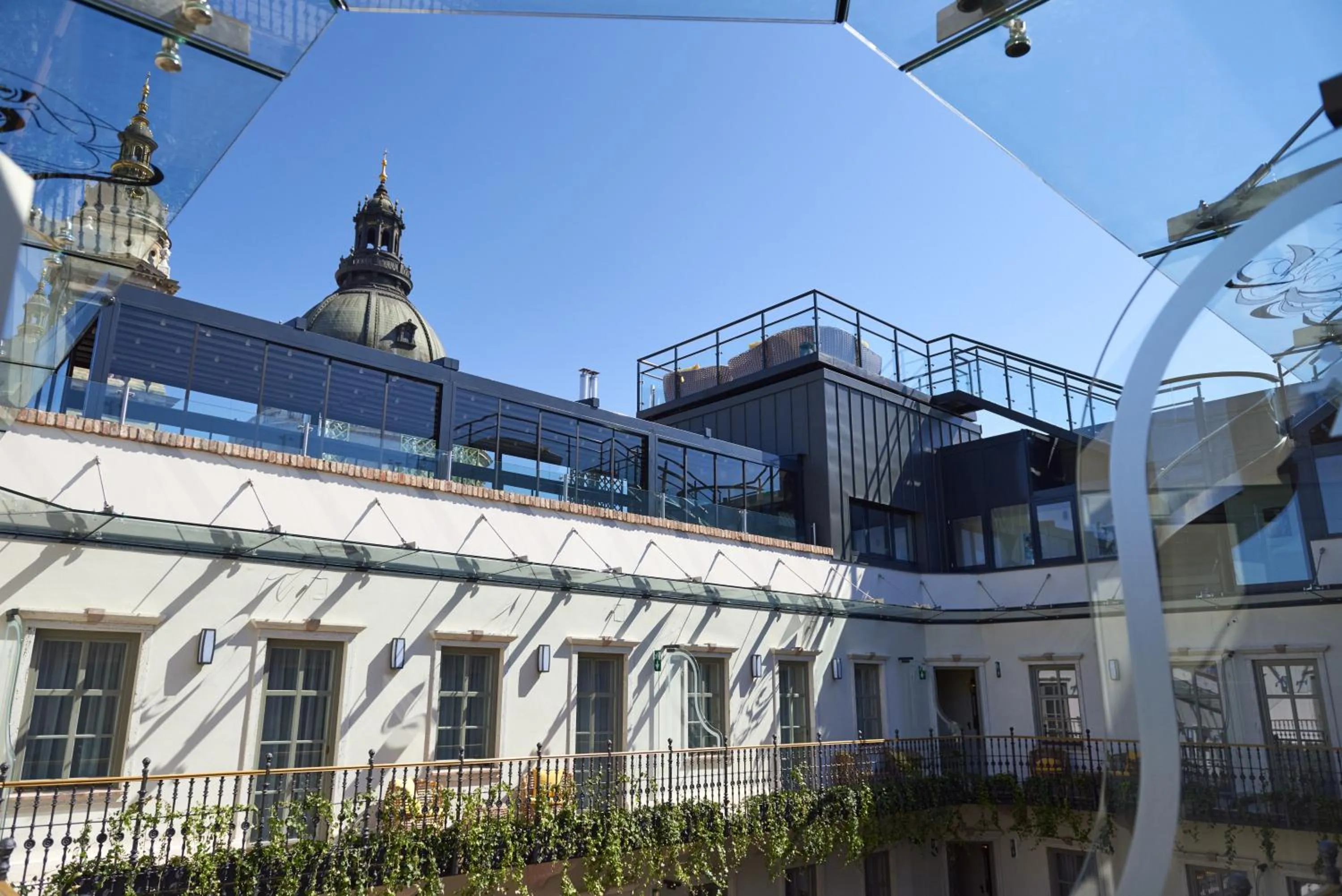 Balcony/Terrace in Aria Hotel Budapest by Library Hotel Collection
