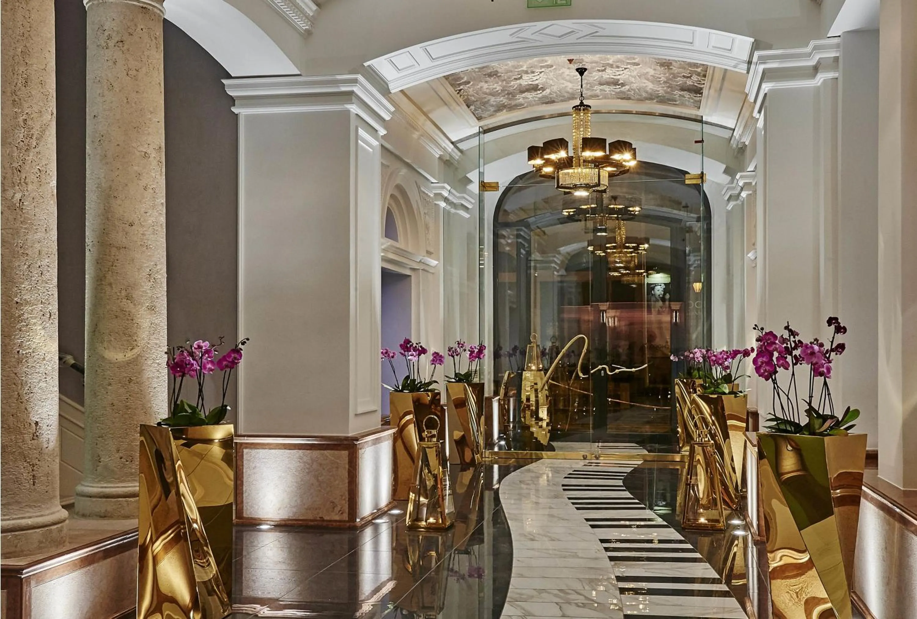 Lobby or reception in Aria Hotel Budapest by Library Hotel Collection