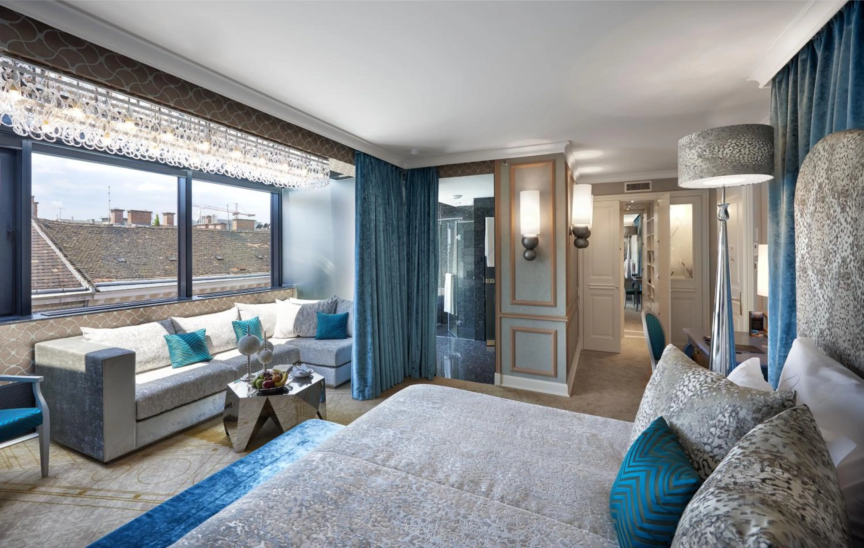 Bedroom, Bed in Aria Hotel Budapest by Library Hotel Collection