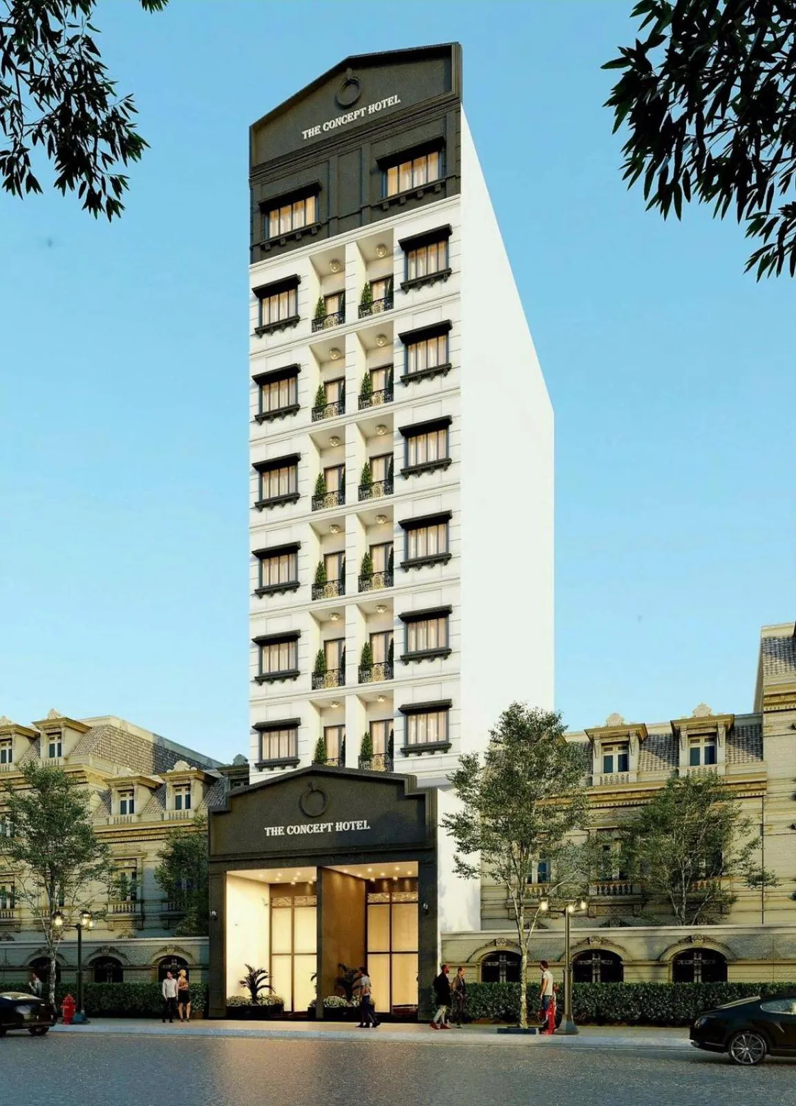 Property building in The Concept Hotel HCMC- Premium