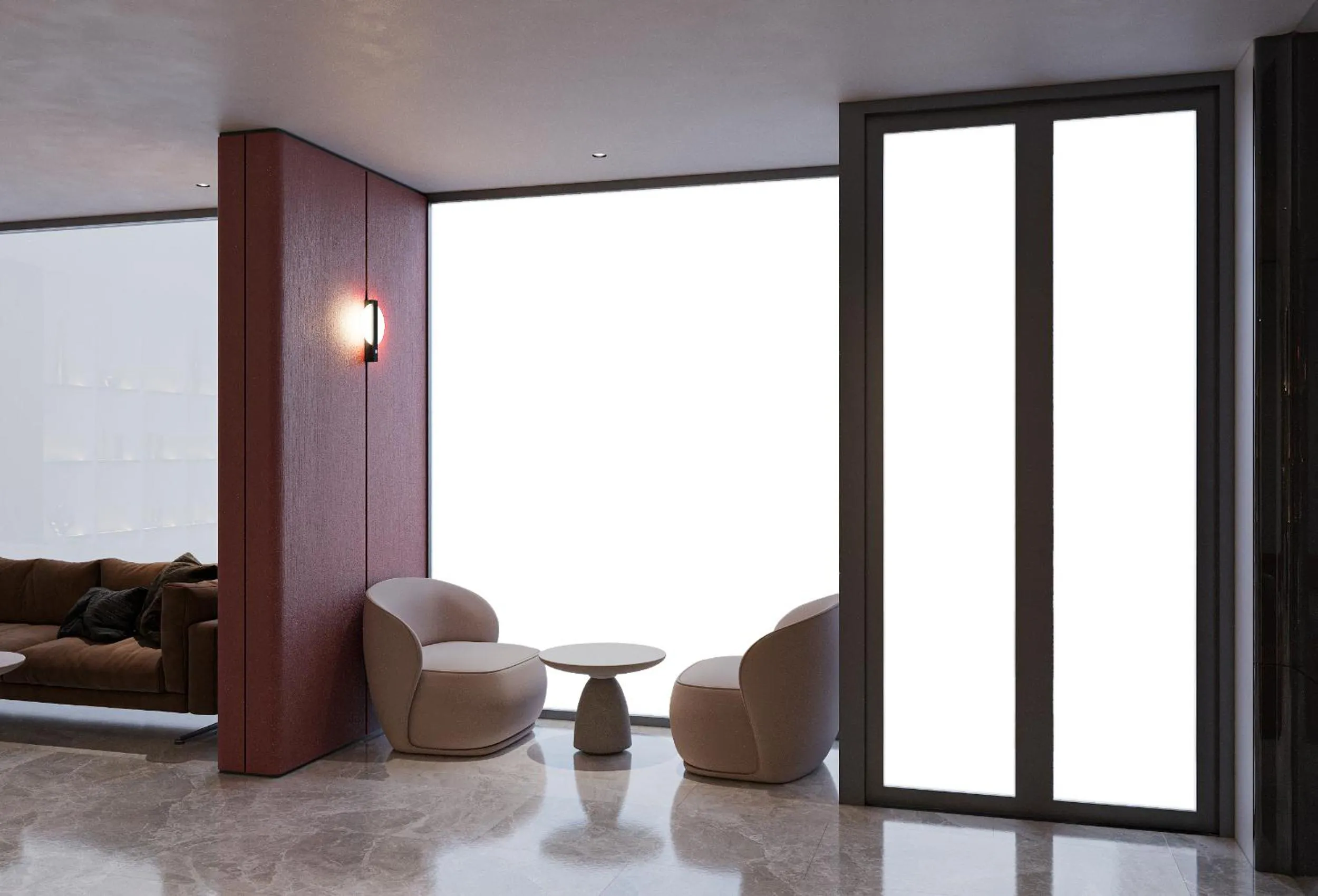 Seating area in The Concept Hotel HCMC- Premium