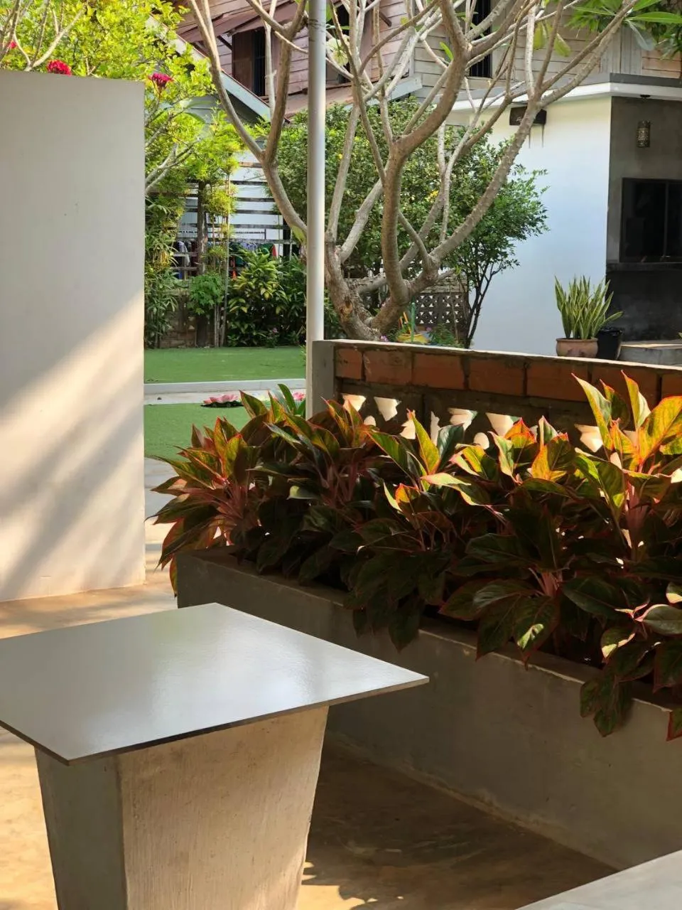 Garden view in Home Inn