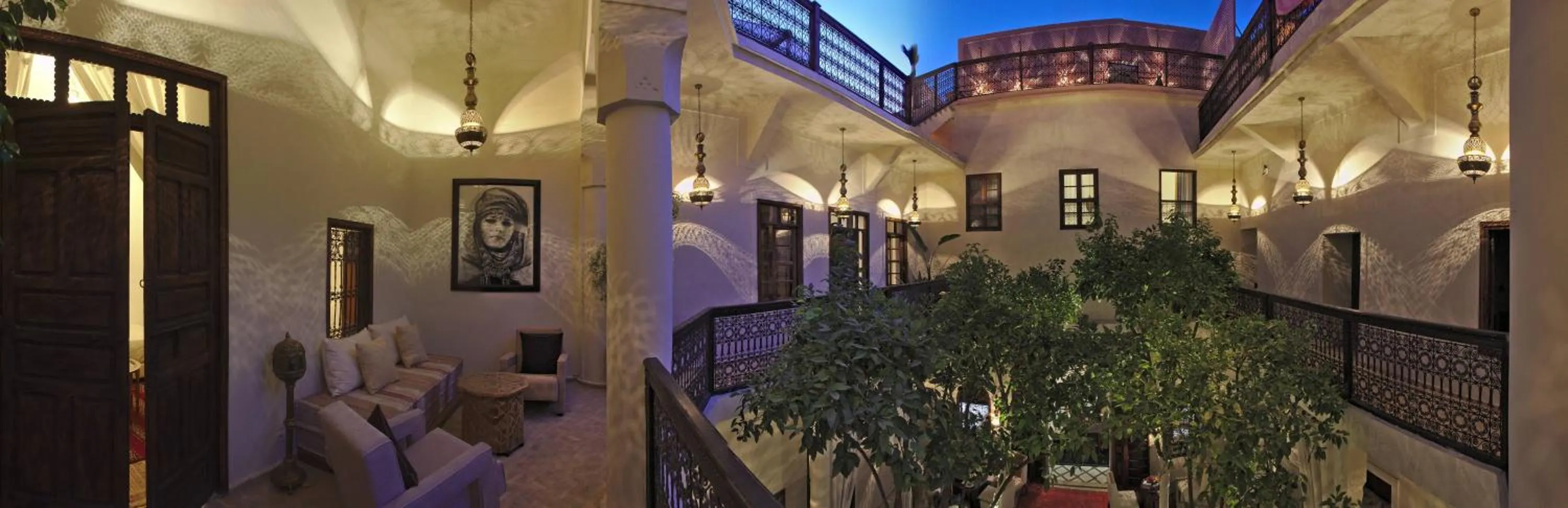 Balcony/Terrace in Riad Maialou & SPA