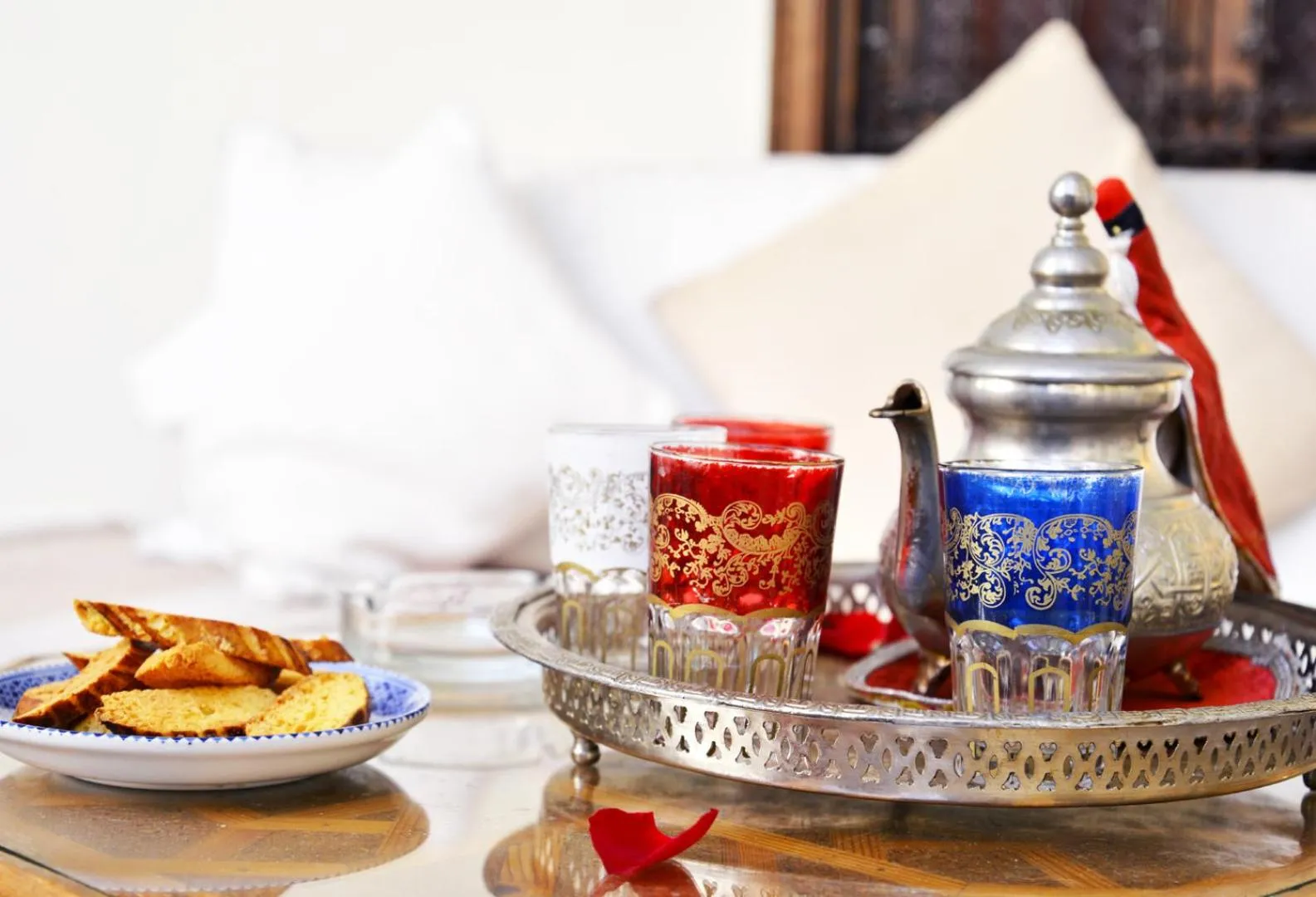 Food and drinks in Riad Maialou & SPA