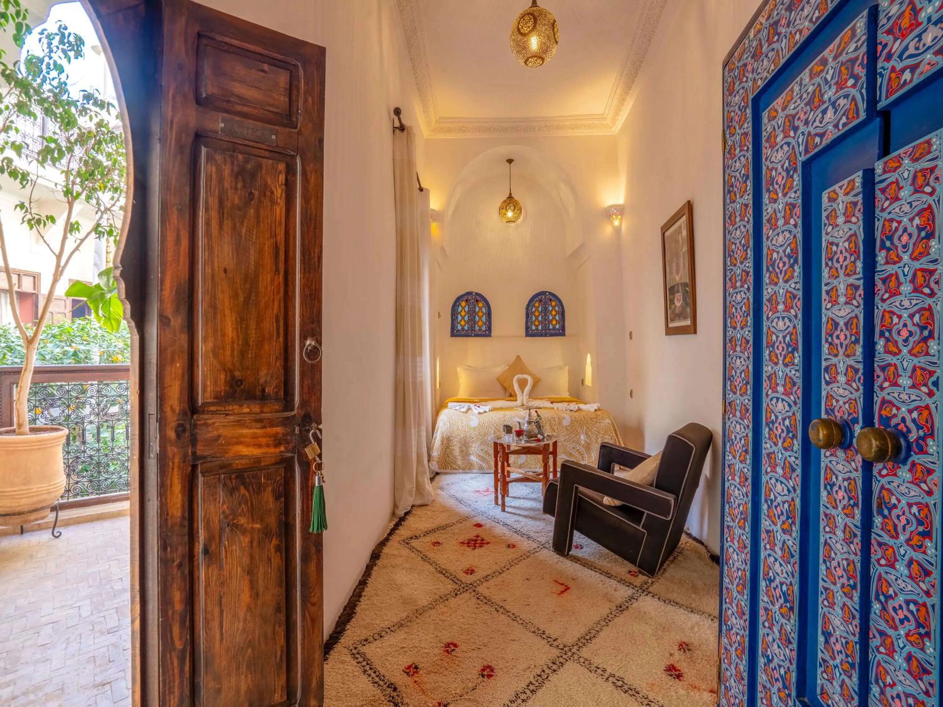 Seating area in Riad Maialou & SPA