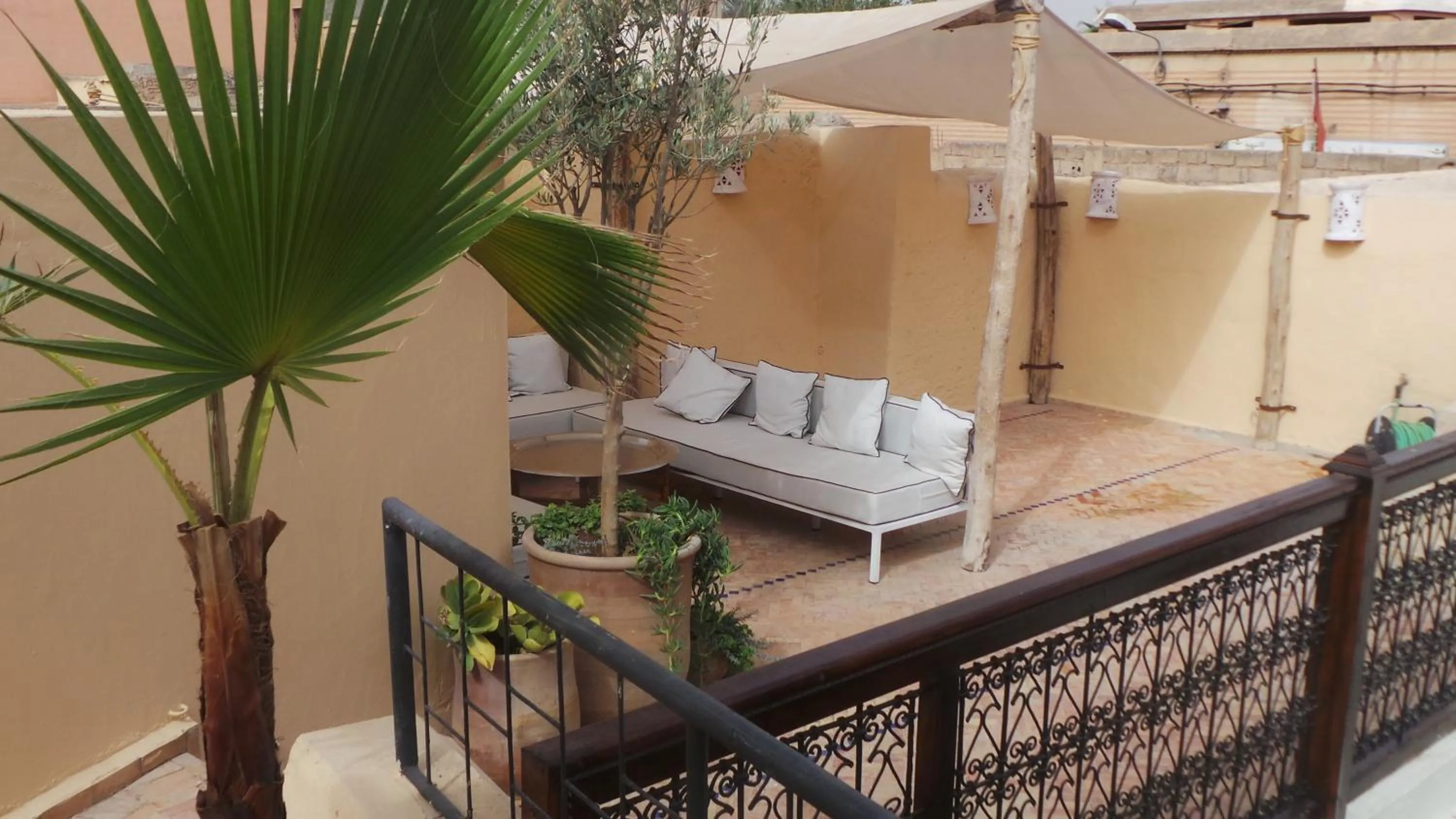 Balcony/Terrace in Riad Maialou & SPA