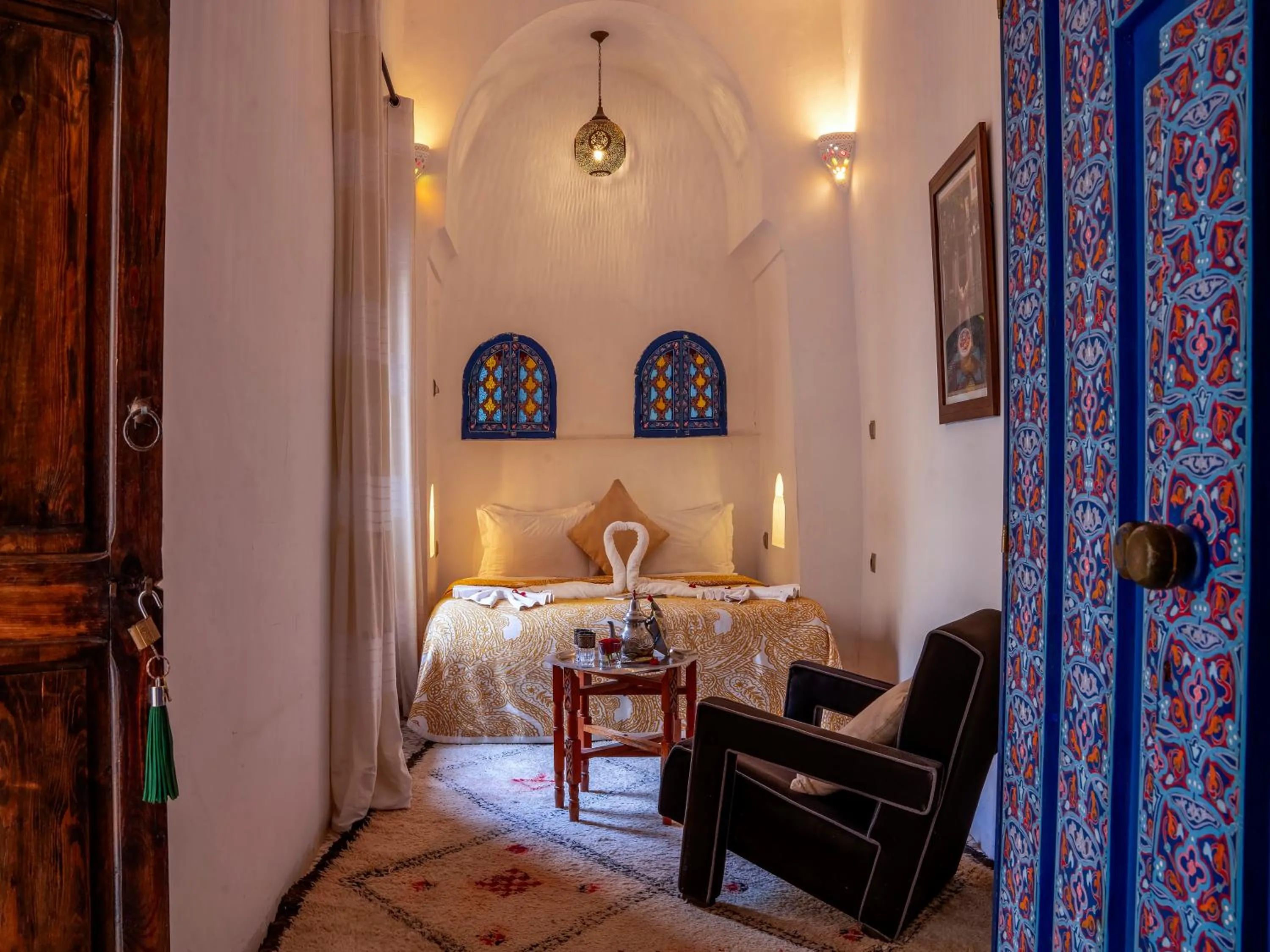 Bedroom, Bed in Riad Maialou & SPA