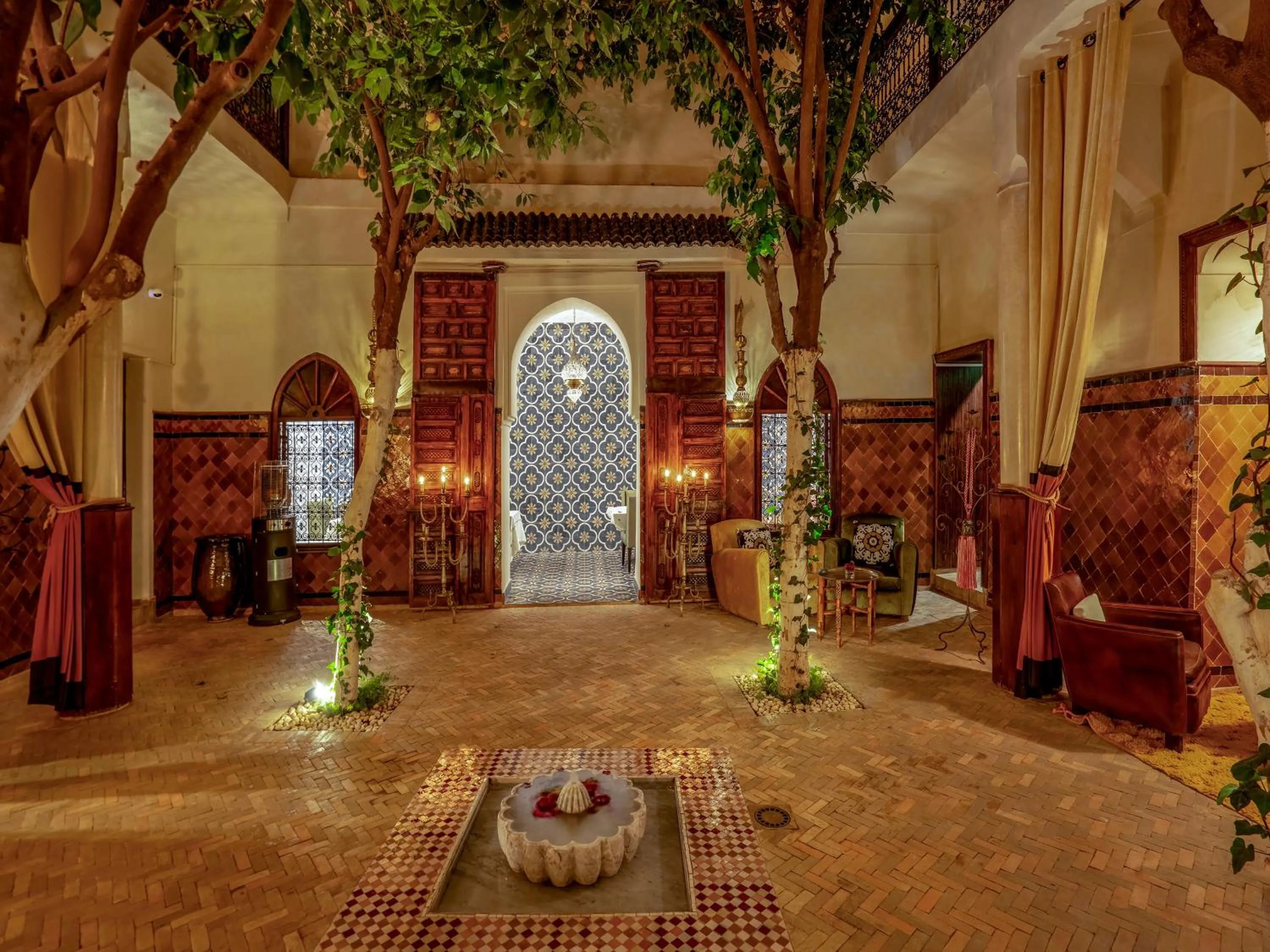 Living room in Riad Maialou & SPA