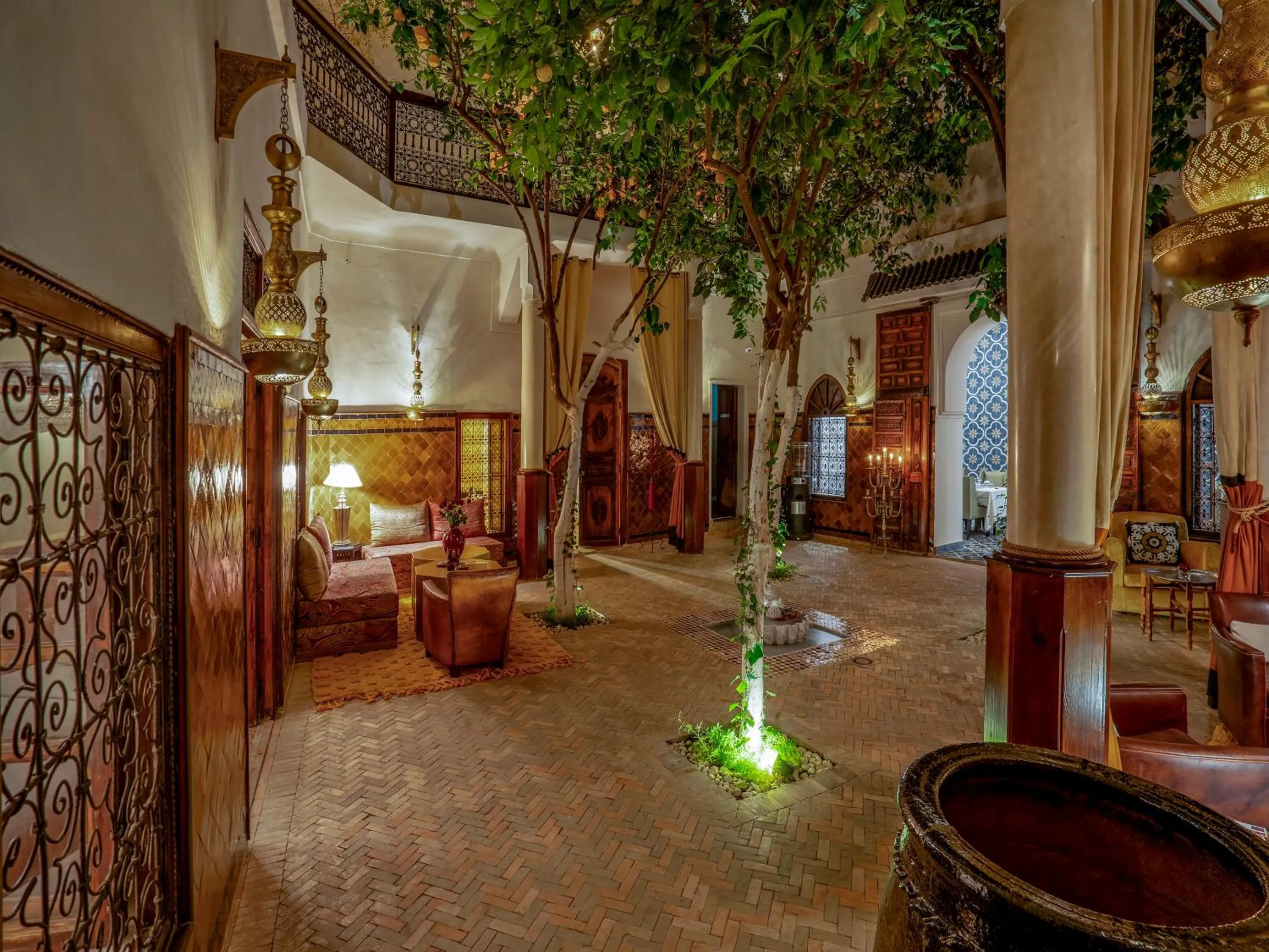 Patio in Riad Maialou & SPA