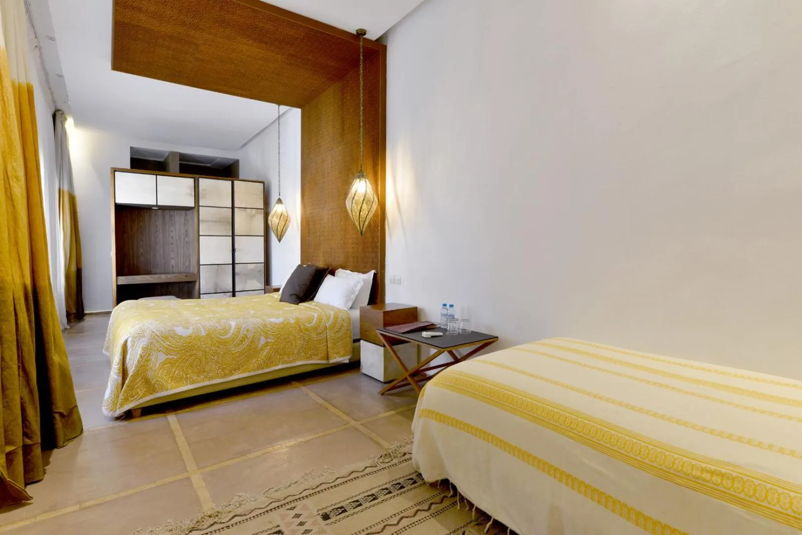 Bed in Riad Maialou & SPA