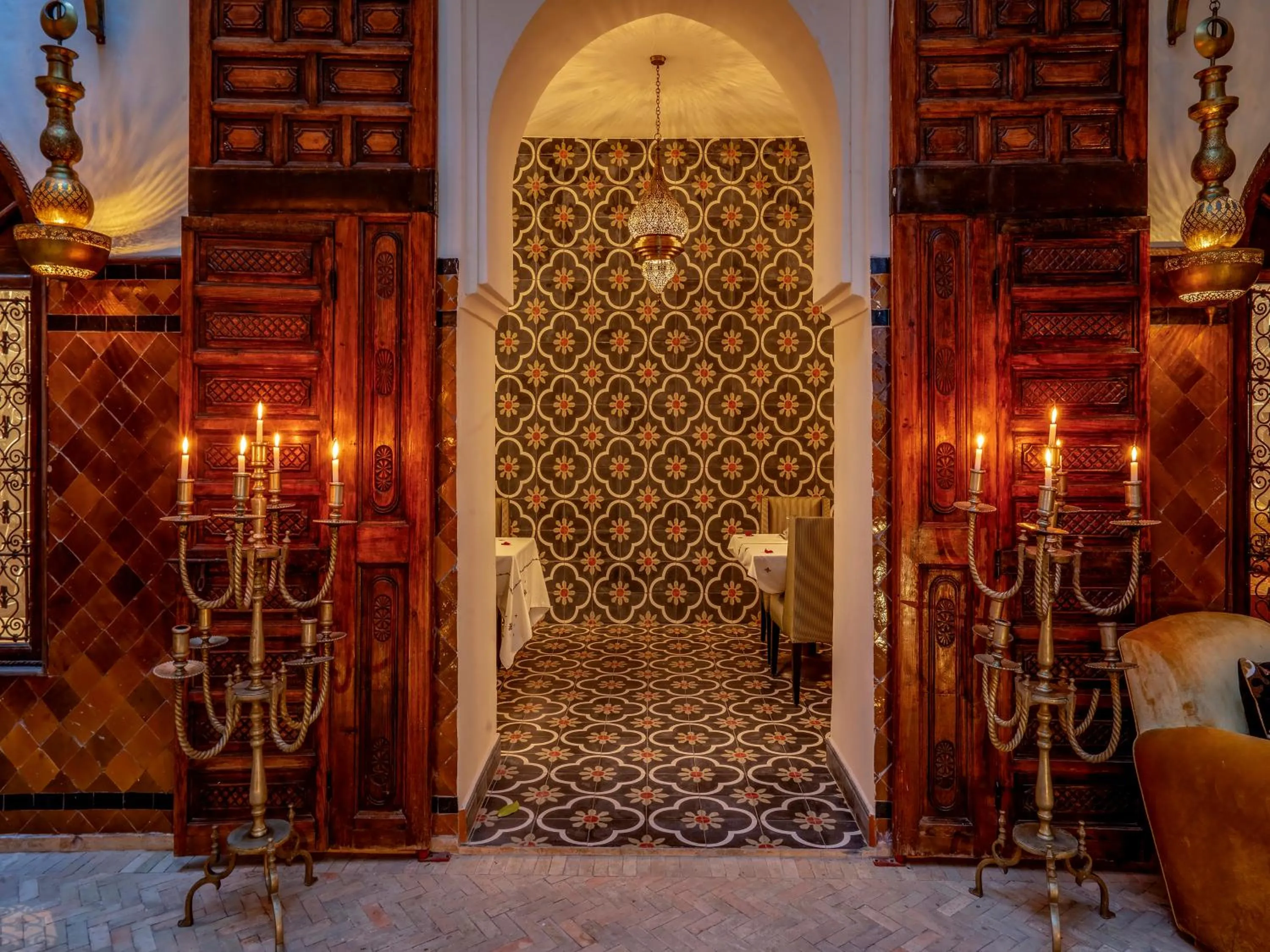 Living room in Riad Maialou & SPA