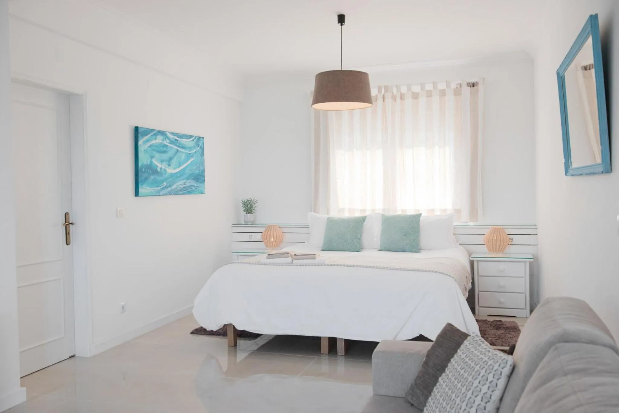 Bedroom, Bed in Laneez Ericeira Surf House