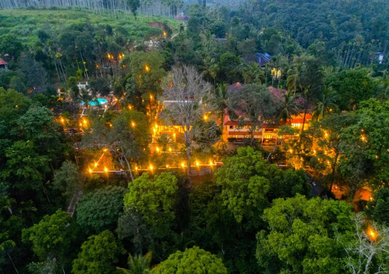 Bird's eye view in Ushasree Wayanad Premium Pool Resort by VOYE HOMES
