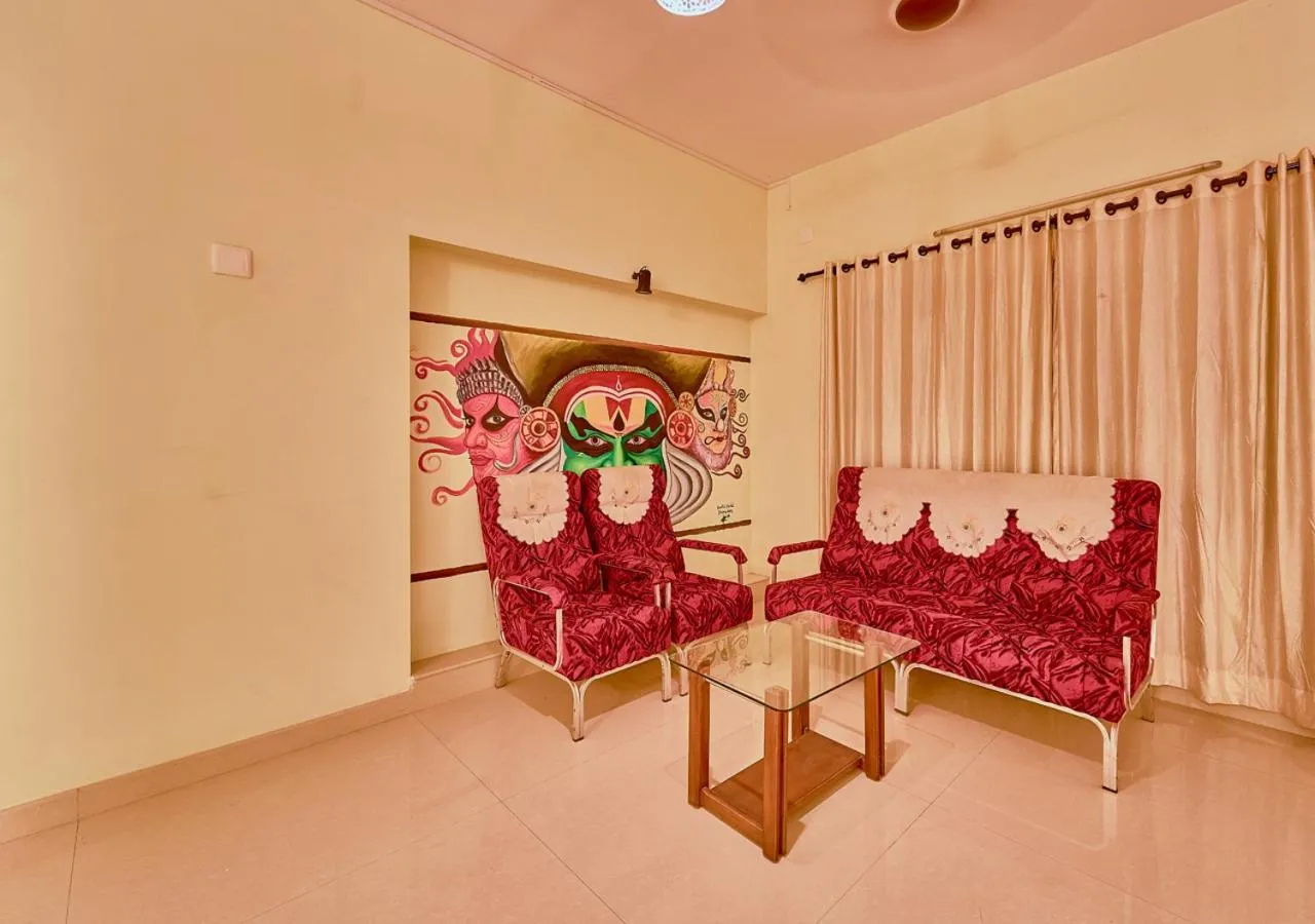 Seating area in Ushasree Wayanad Premium Pool Resort by VOYE HOMES