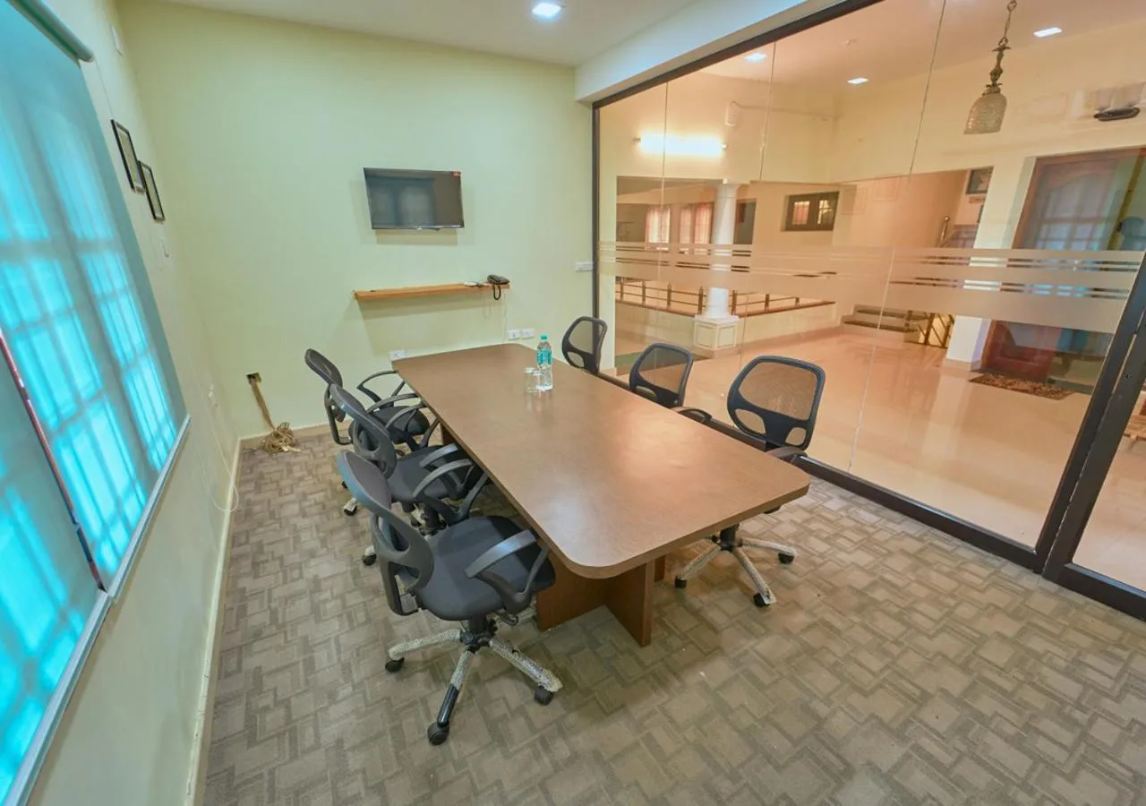Meeting/conference room in Ushasree Wayanad Premium Pool Resort by VOYE HOMES