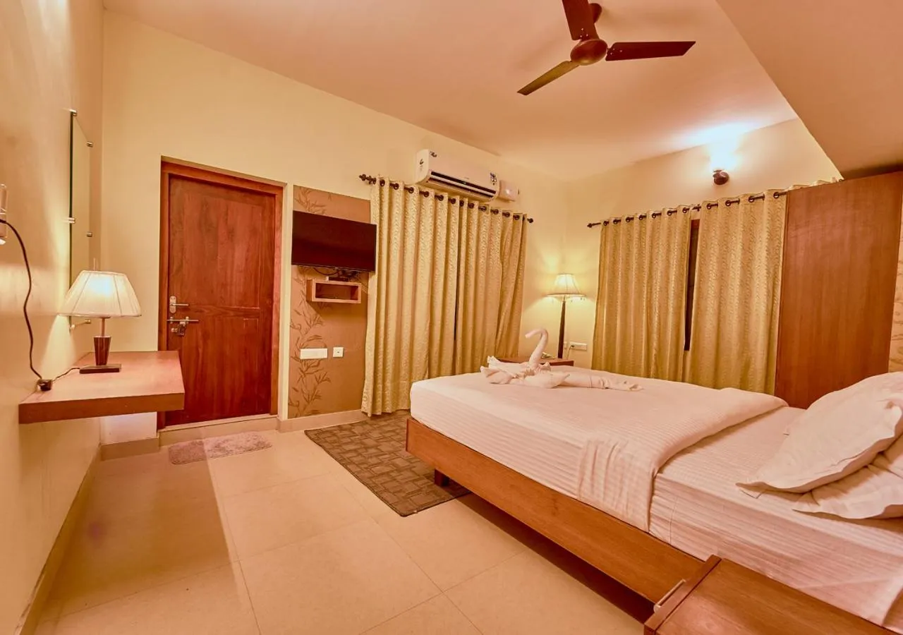 Photo of the whole room, Bed in Ushasree Wayanad Premium Pool Resort by VOYE HOMES