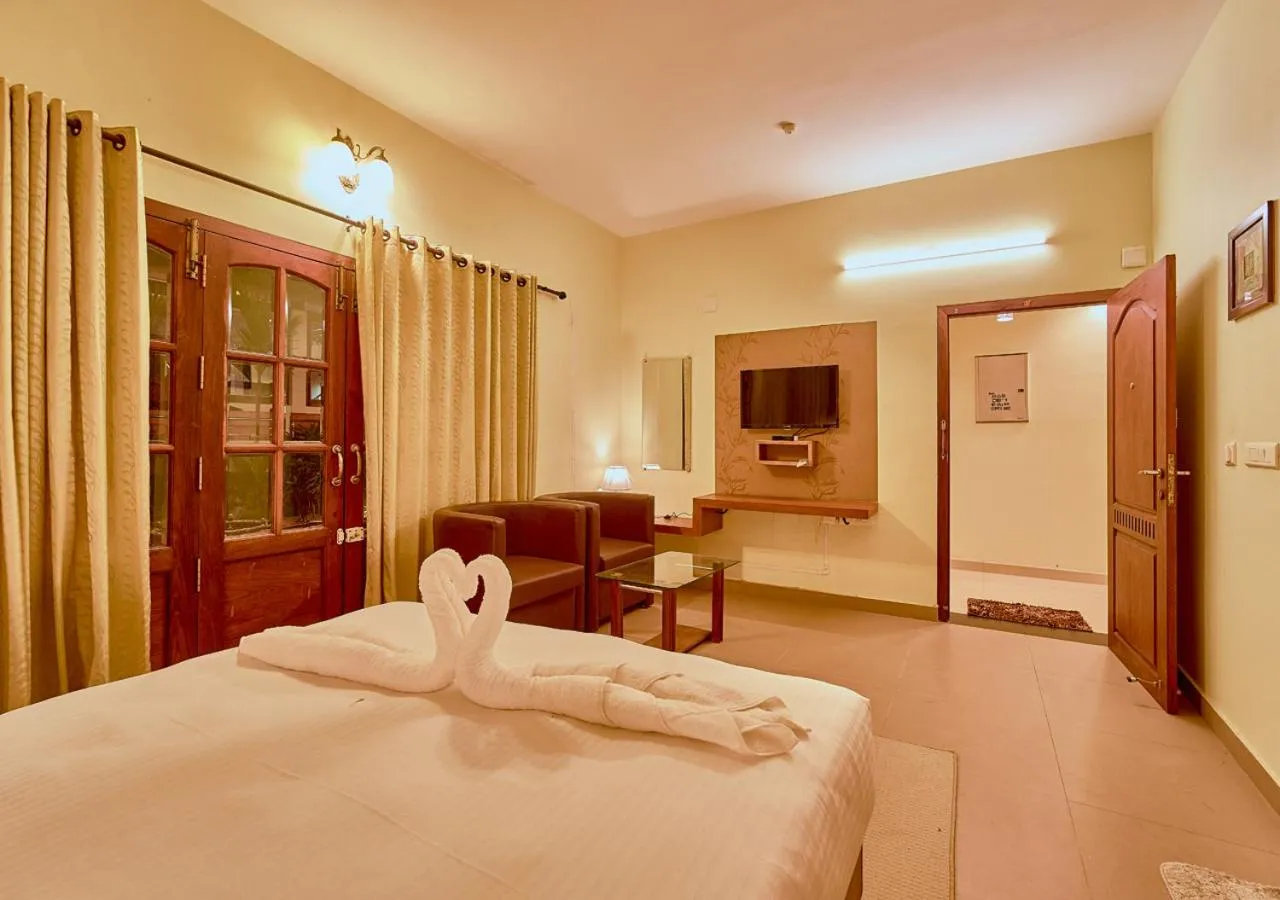 Photo of the whole room, Bed in Ushasree Wayanad Premium Pool Resort by VOYE HOMES