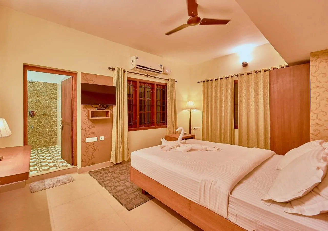 Photo of the whole room, Bed in Ushasree Wayanad Premium Pool Resort by VOYE HOMES
