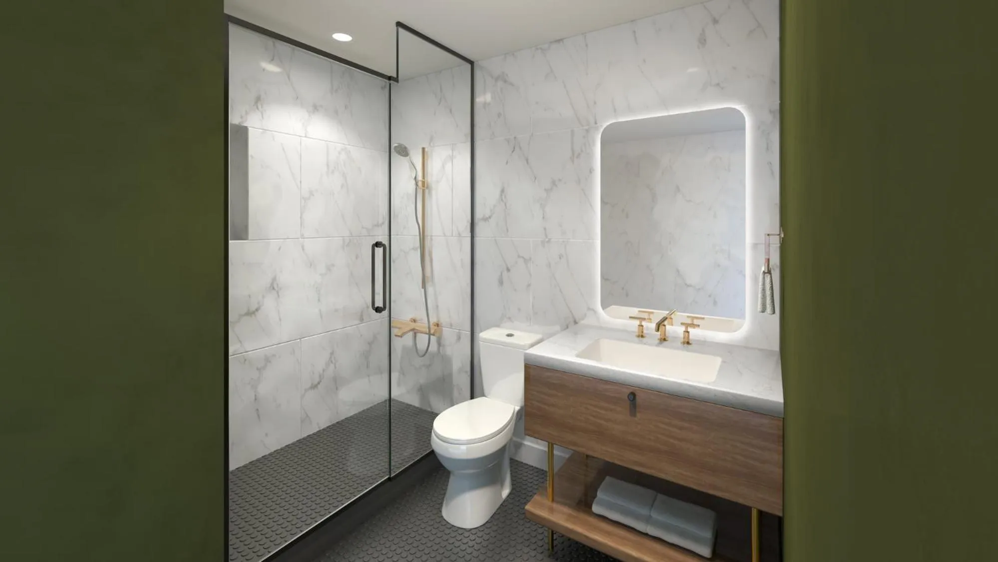 Shower in Lodge Geneva National