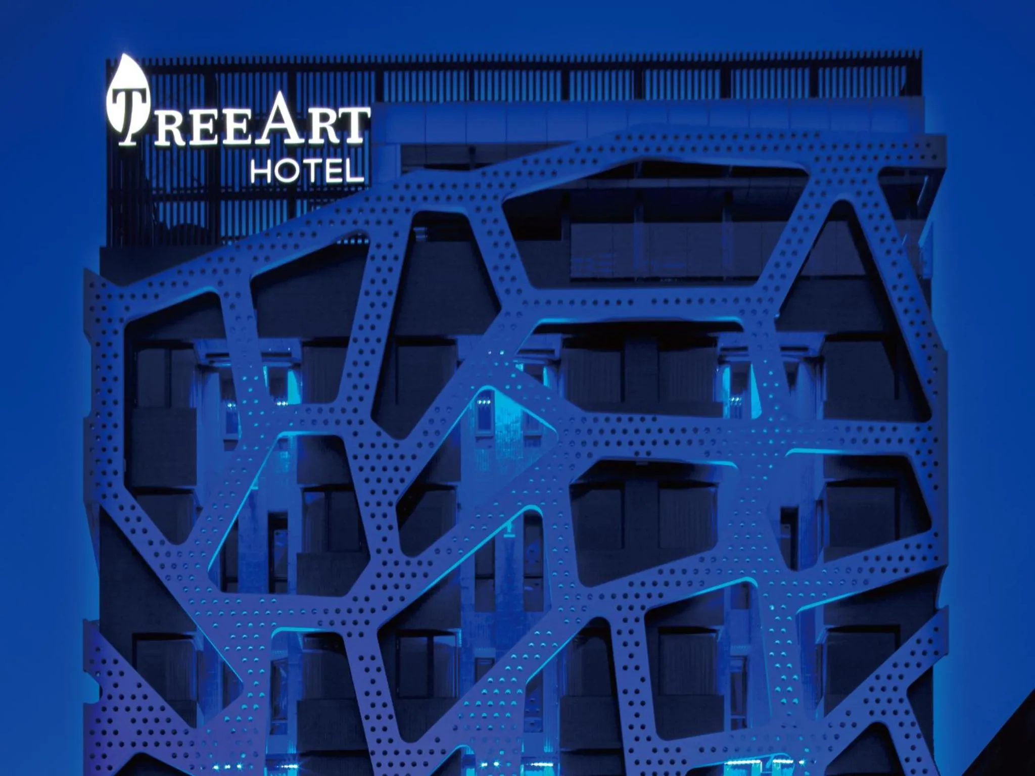 Facade/entrance in Treeart Hotel