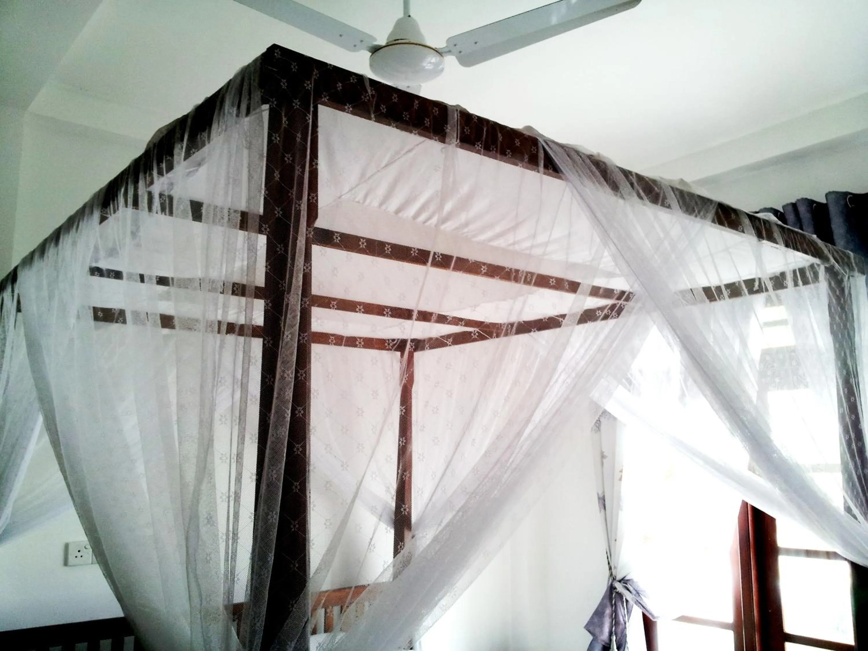 Bed in Ceylon Surf Guest and Restaurant