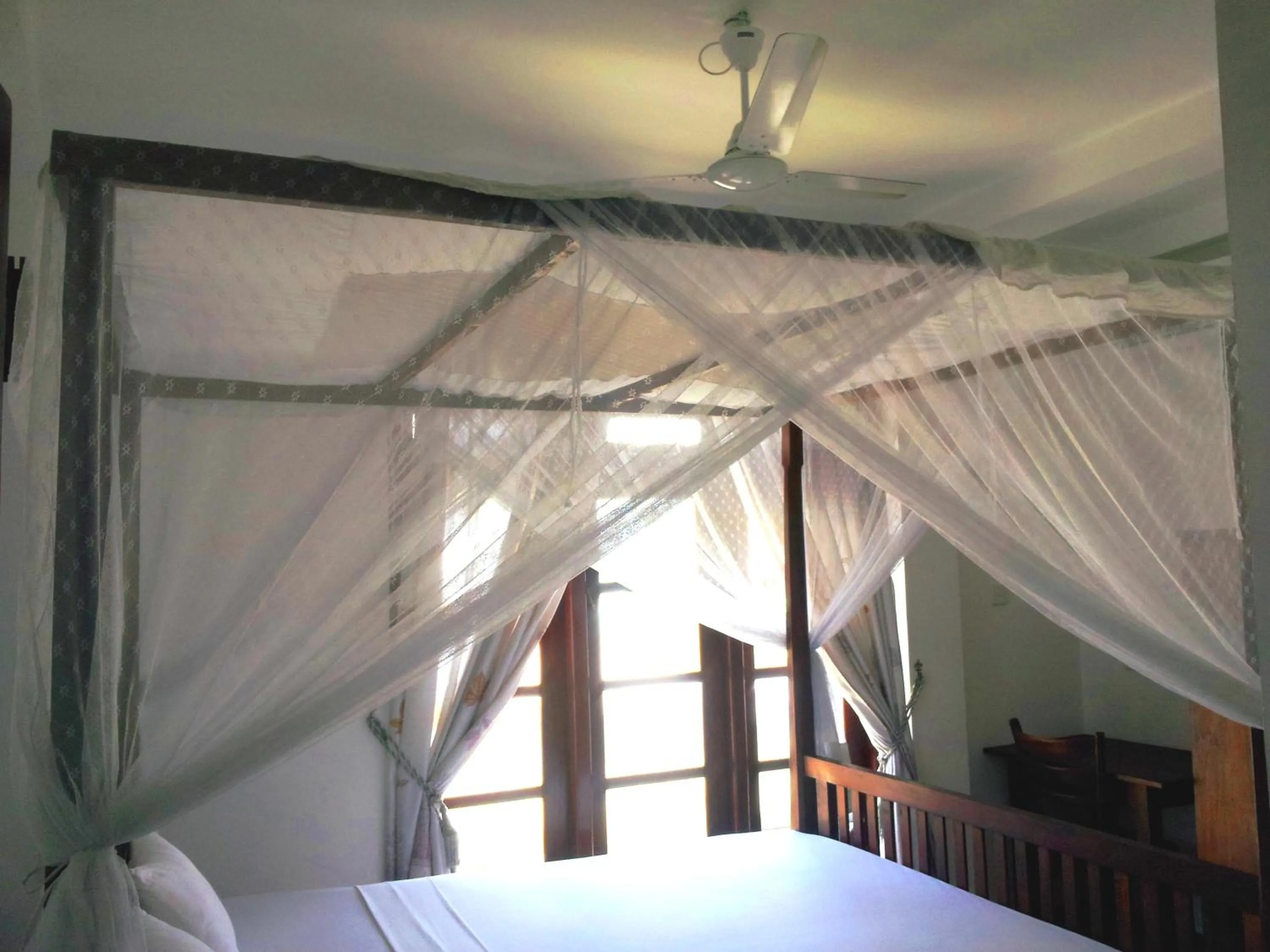 Bed in Ceylon Surf Guest and Restaurant