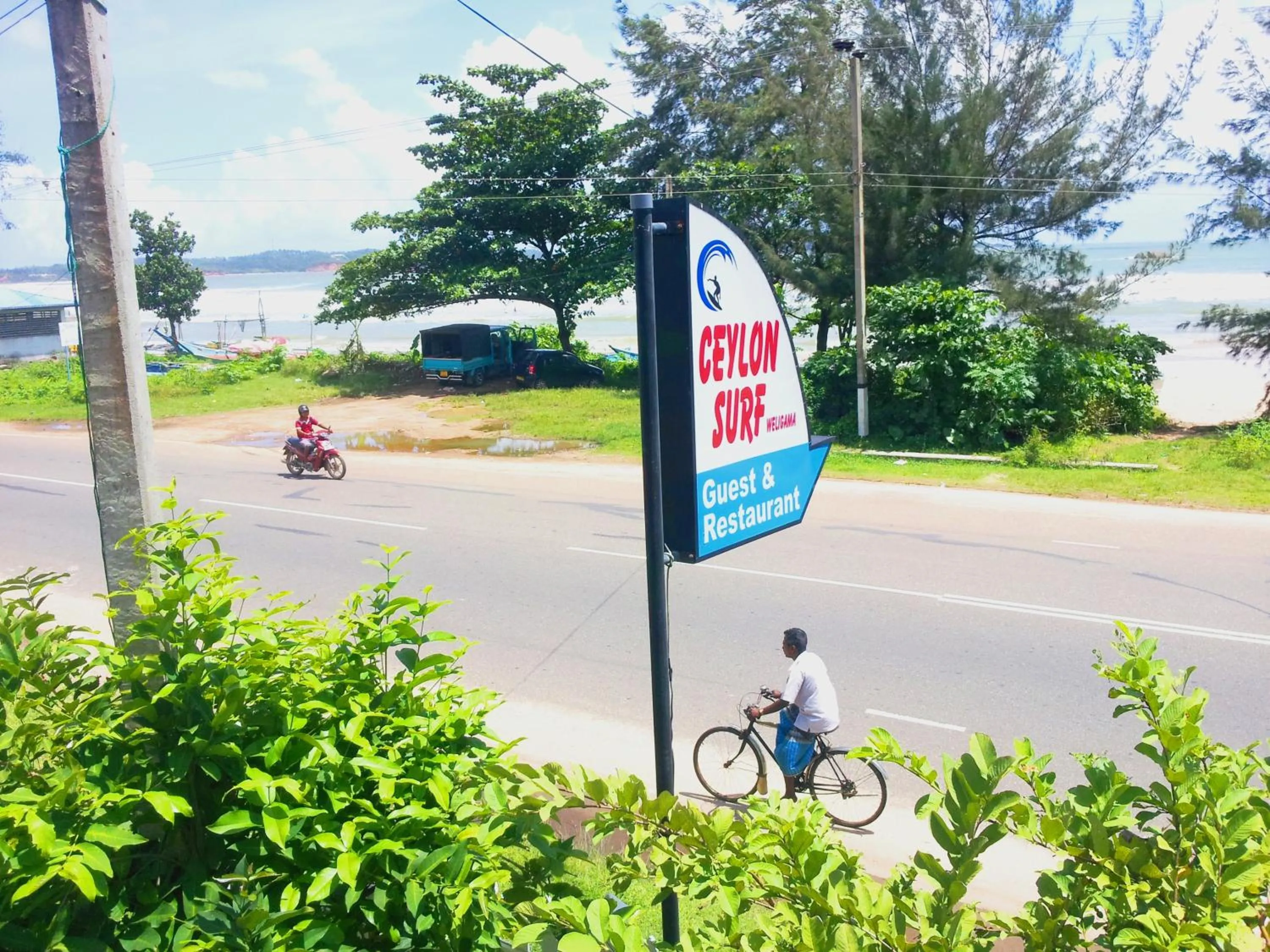 Sea view in Ceylon Surf Guest and Restaurant