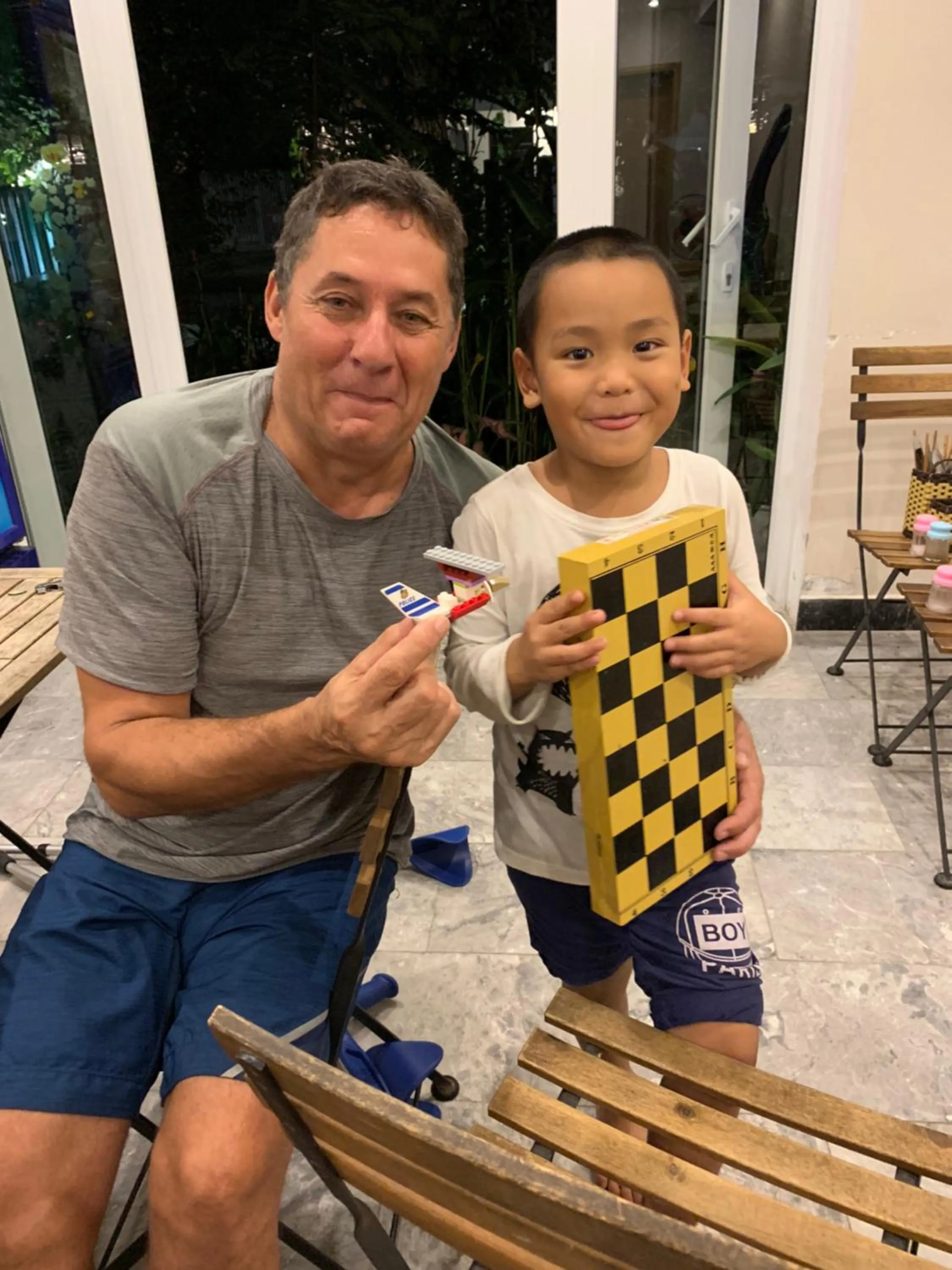 Family in Jolie Villa Hoi An