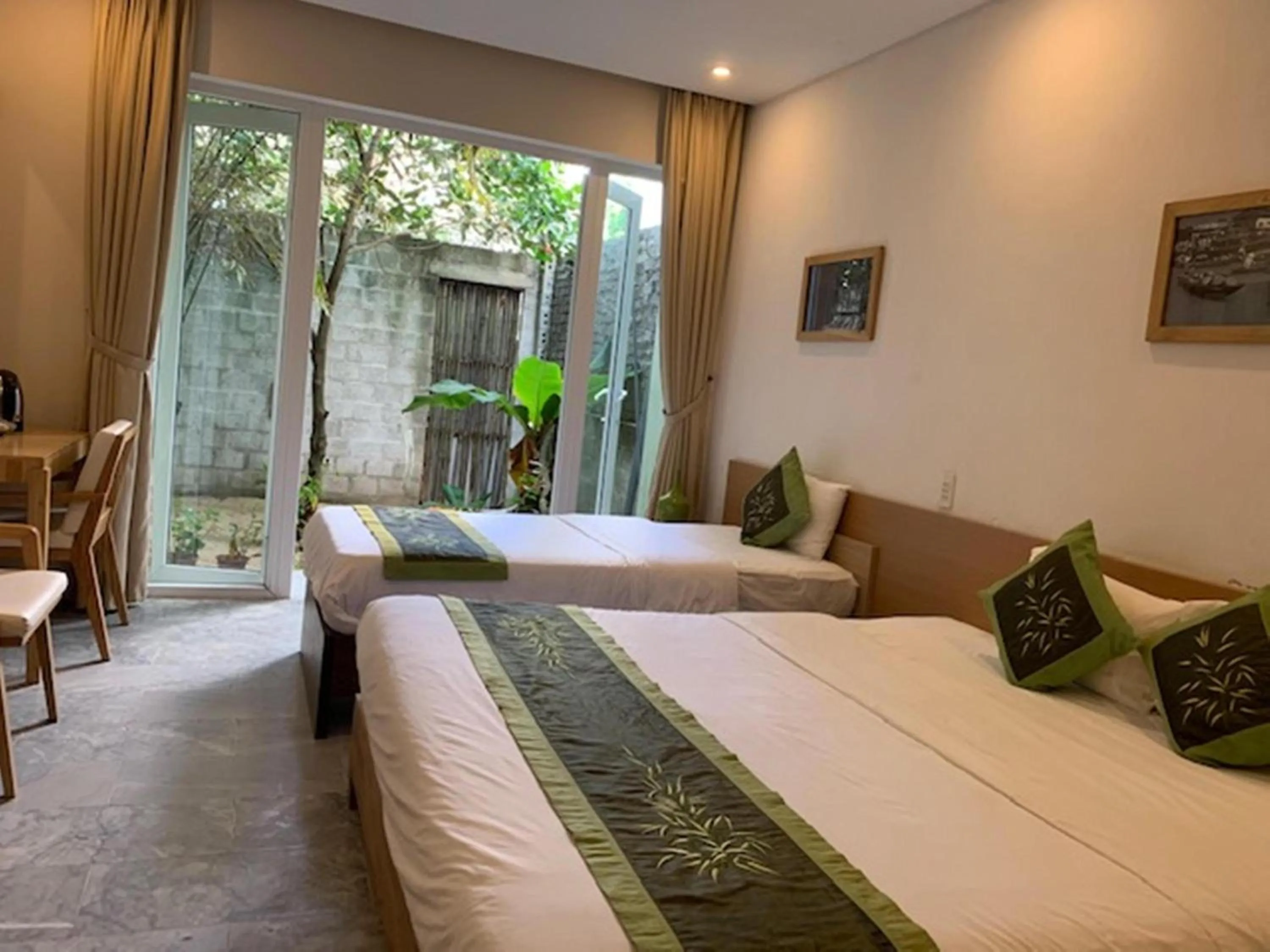 View (from property/room), Bed in Jolie Villa Hoi An