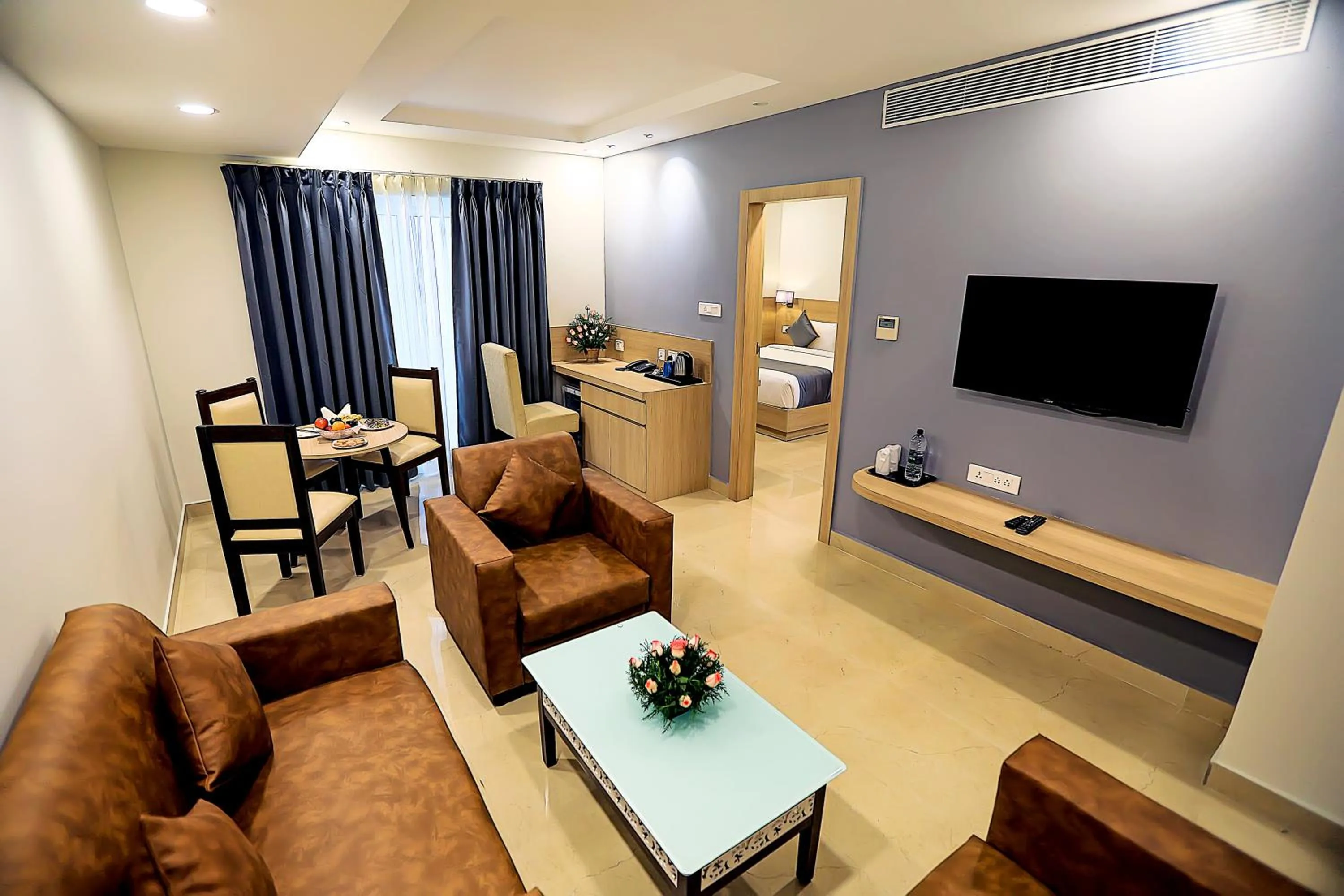 Living room in PP Residency