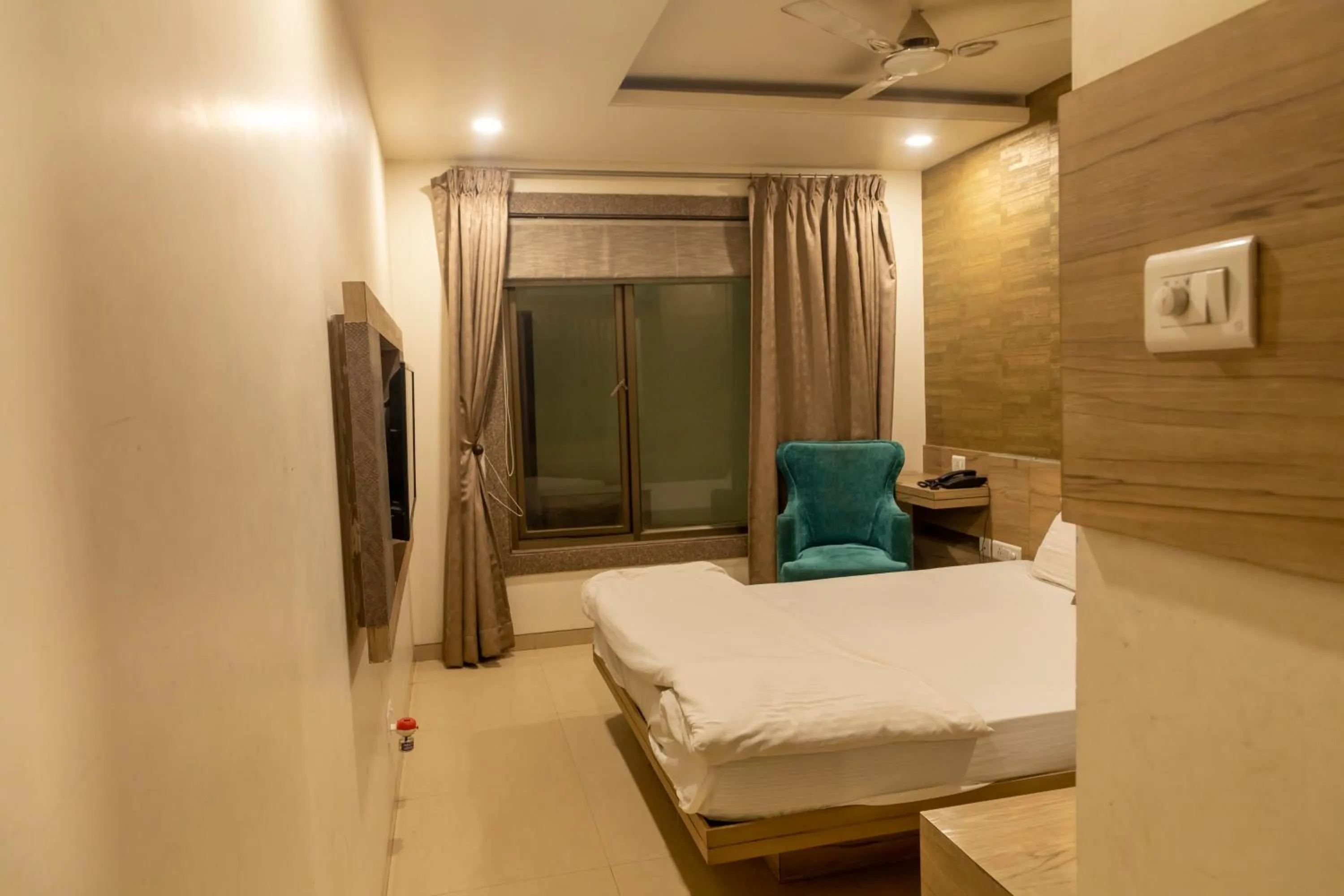 Bed in Adarsh Palace Hotel Near Bhopal Railway Station and Nadra Bus Stand Bhopal