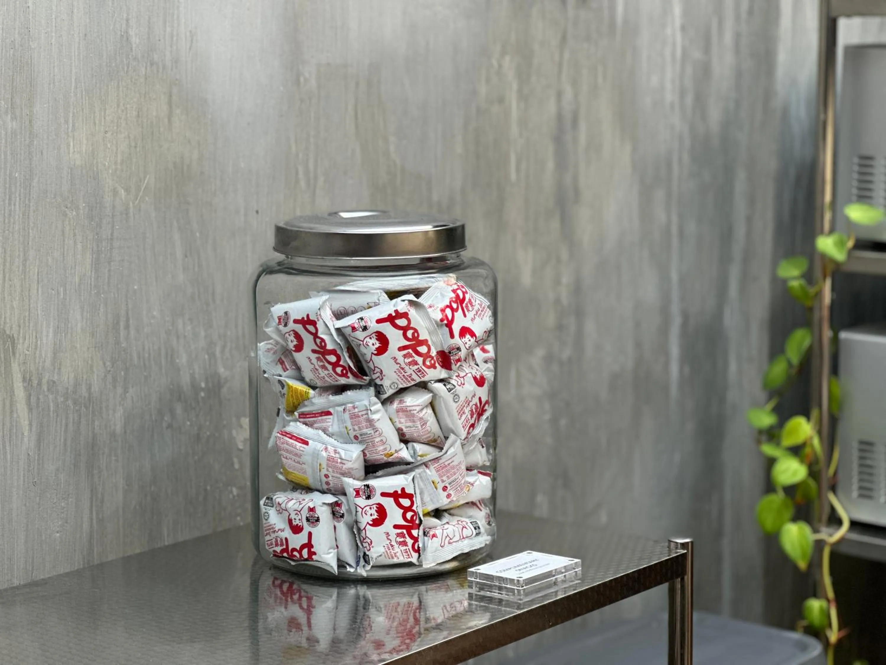 Communal kitchen in The Frame Guesthouse