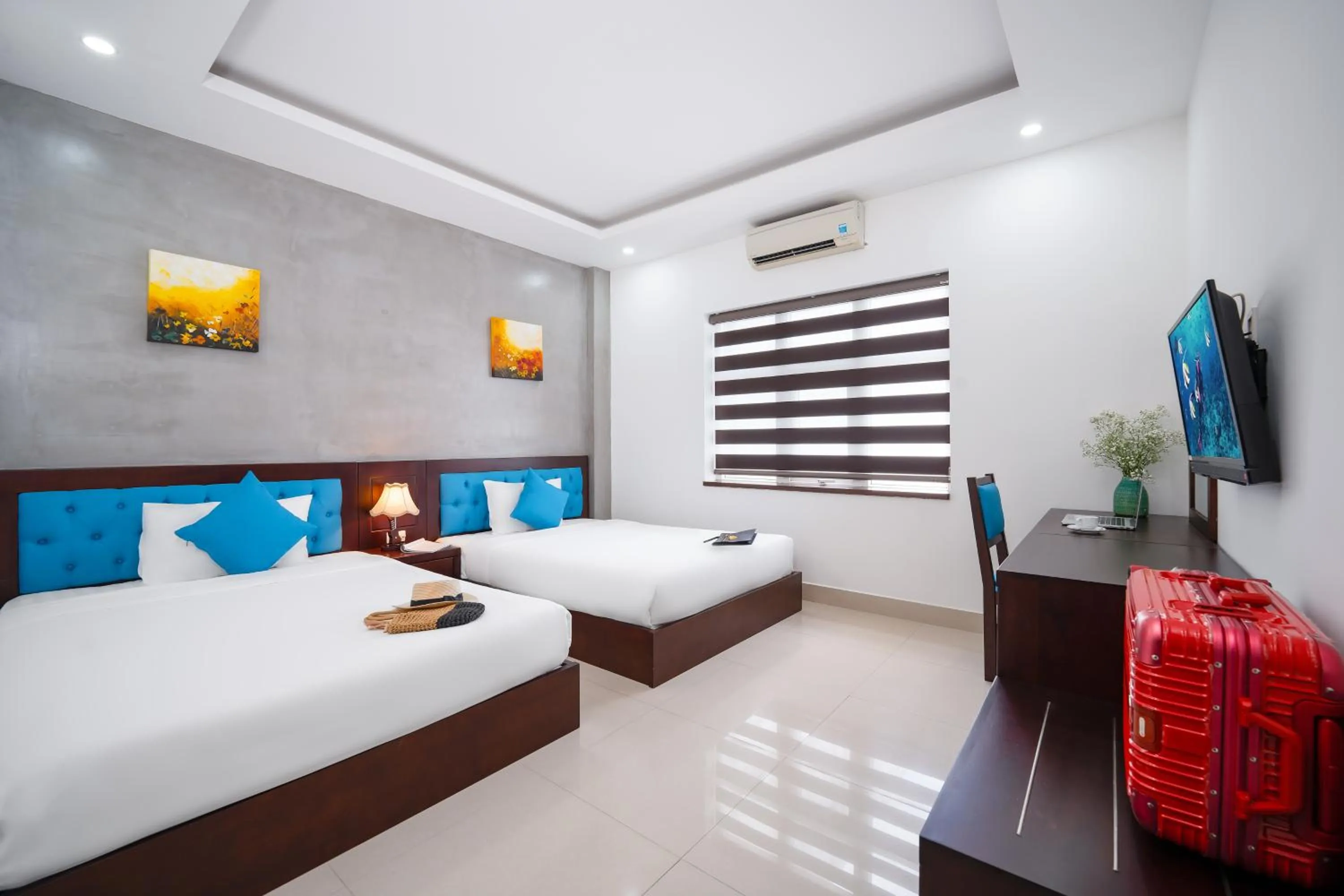 Bed in Platinum Beach Hotel & Apartment