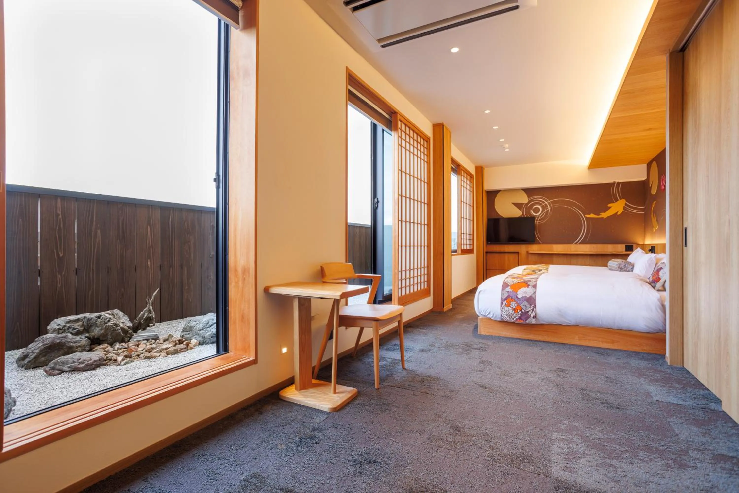 Garden, Bed in Hotel Ethnography Kiyomizu Gojo