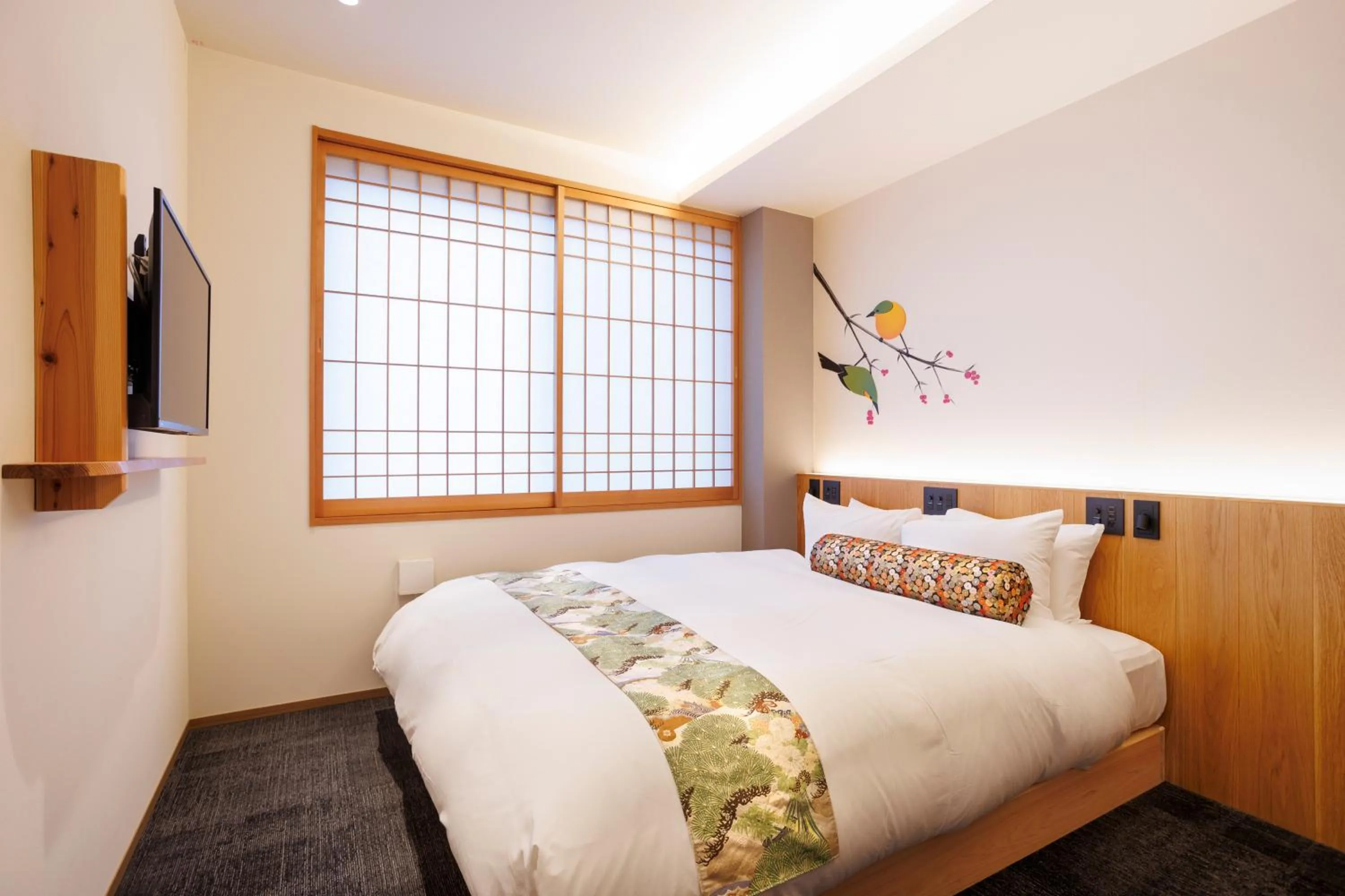 Bedroom, Bed in Hotel Ethnography Kiyomizu Gojo